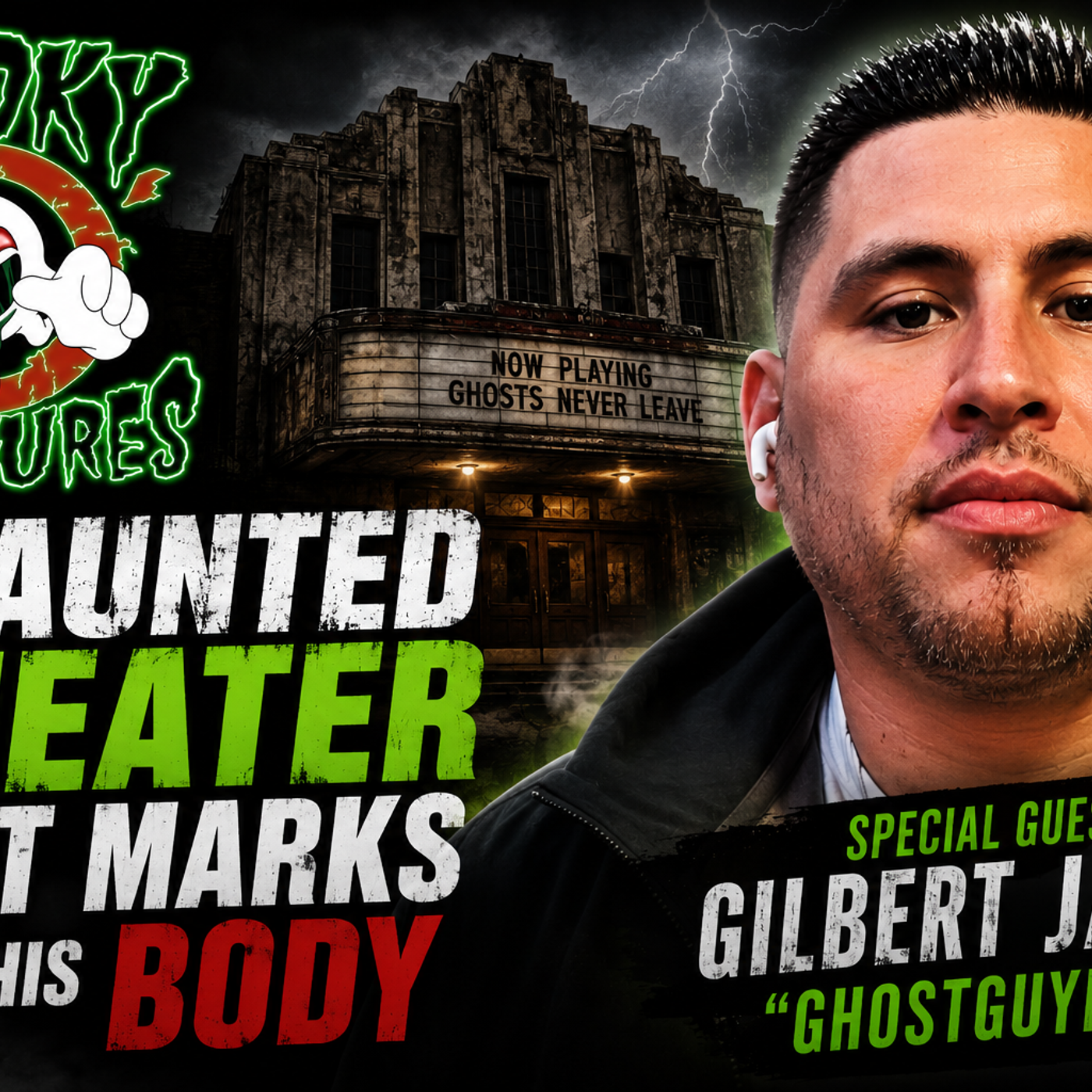 The Haunted Theater Left Marks on His Body episode artwork