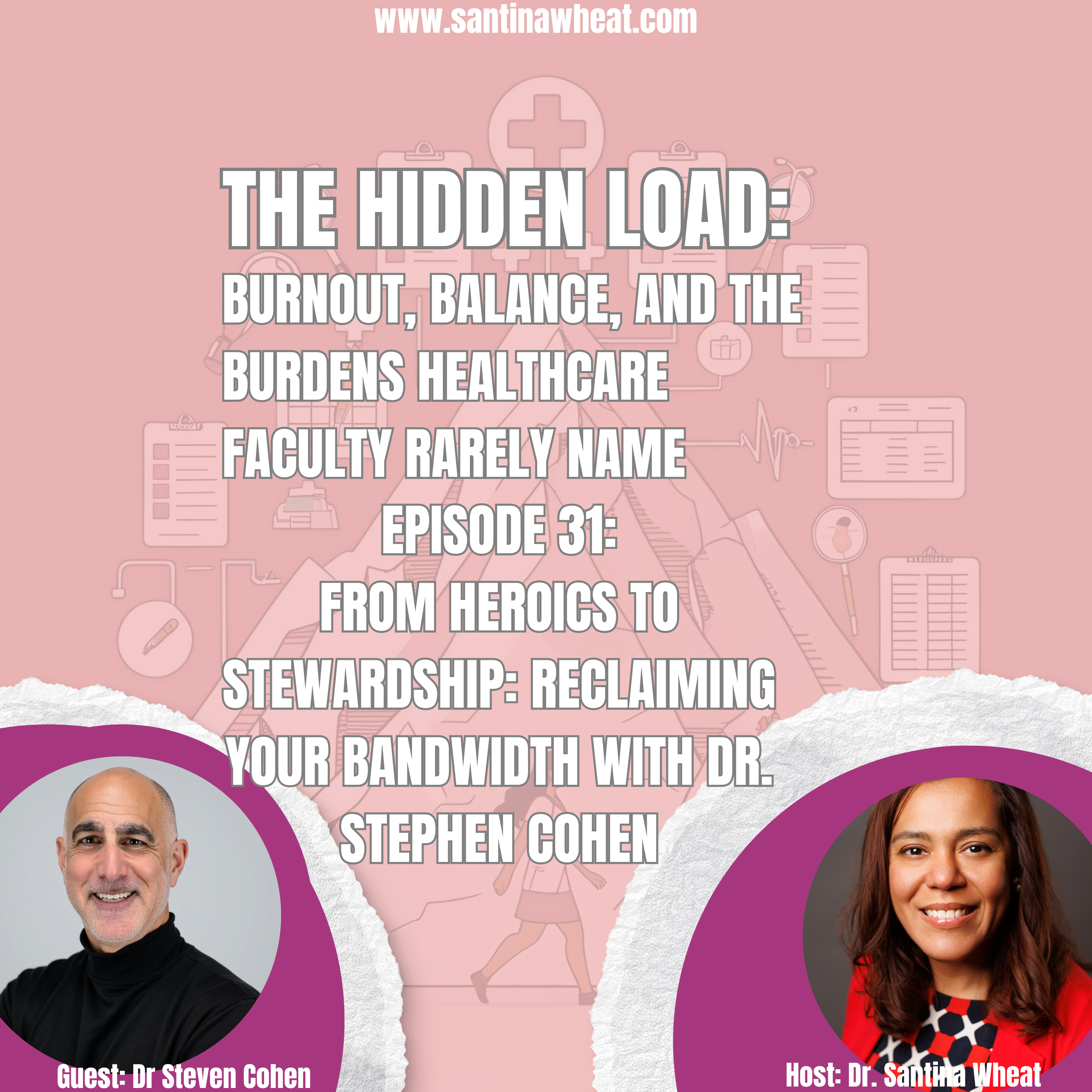From Heroics to Stewardship: Reclaiming Your Bandwidth with Dr. Stephen Cohen episode artwork