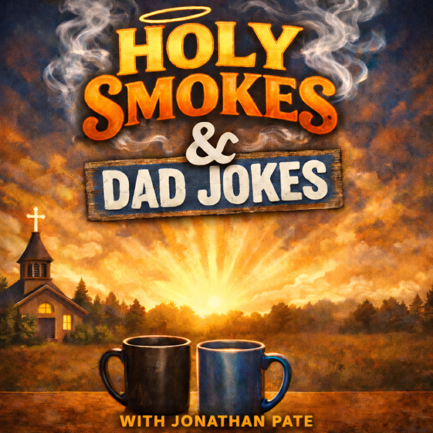 Holy Smokes and Dad Jokes podcast artwork