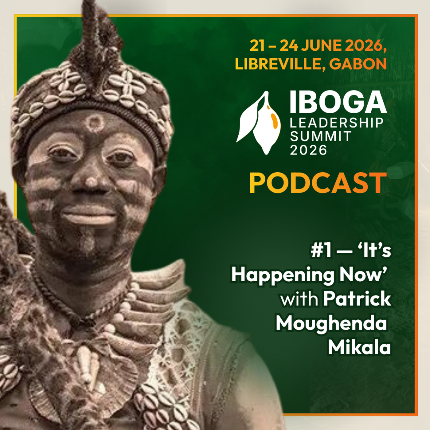 #1 — It's Happening Now with Patrick Moughenda Mikala episode artwork
