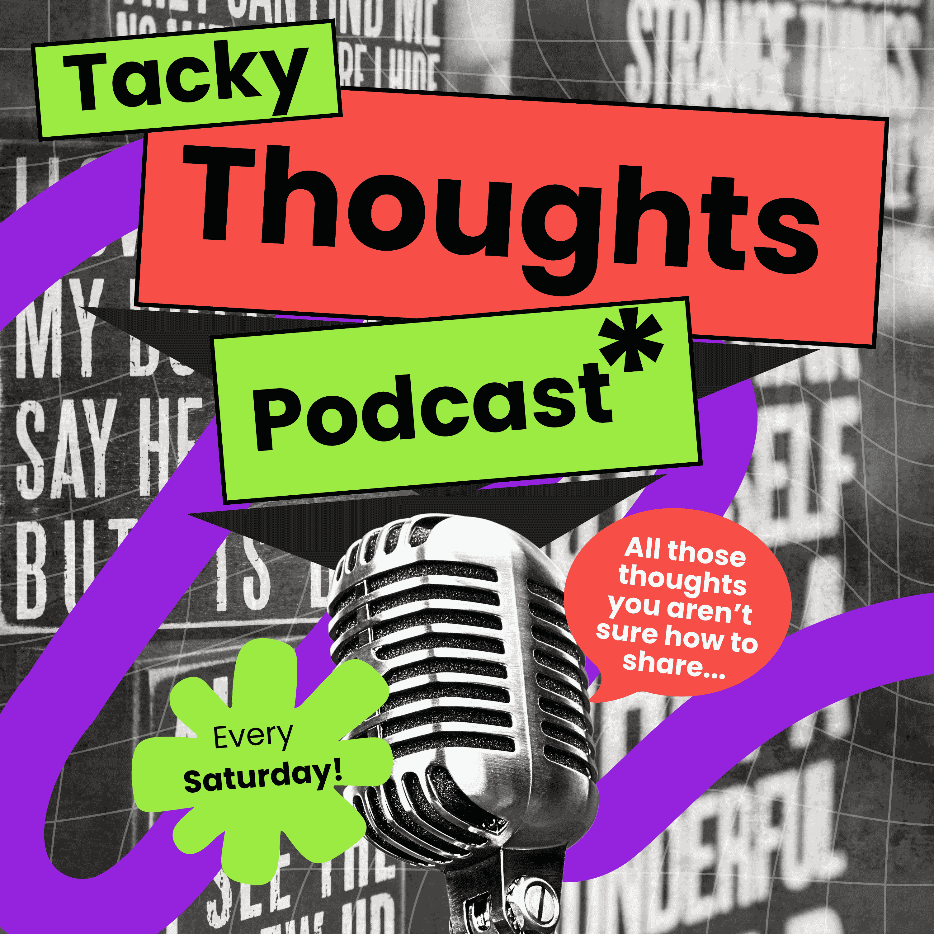 Tacky Thoughts podcast artwork