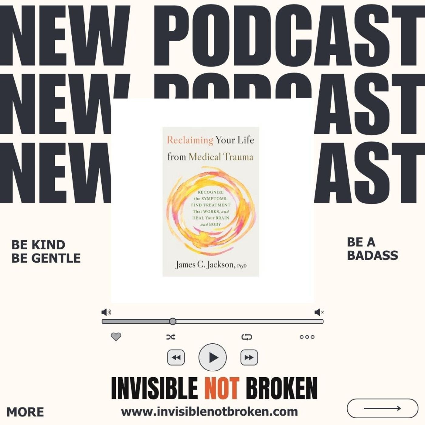 Reclaiming Your Life After Medical Trauma with author Jim Jackson episode artwork