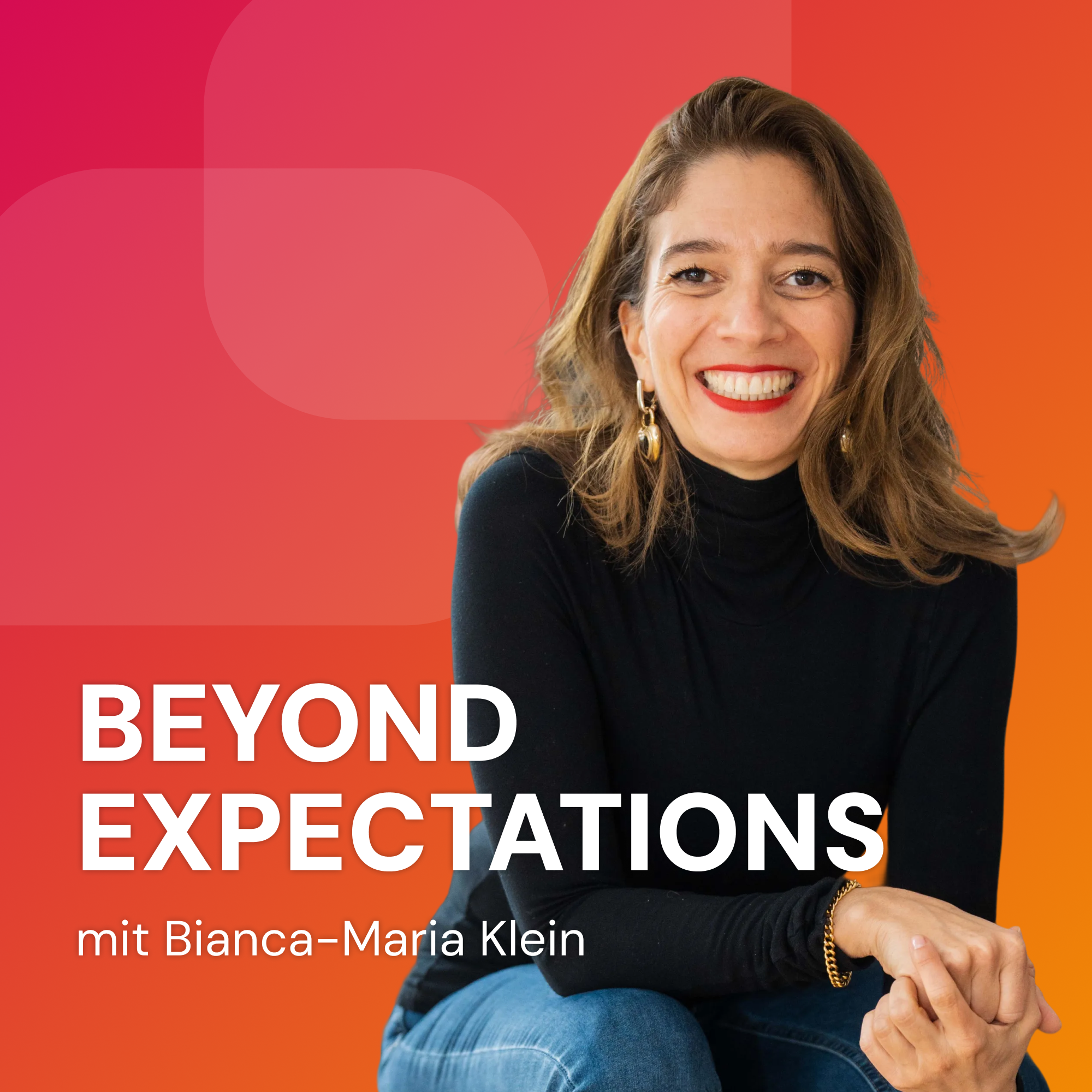 Beyond expectations - the art of mastering life and business podcast artwork