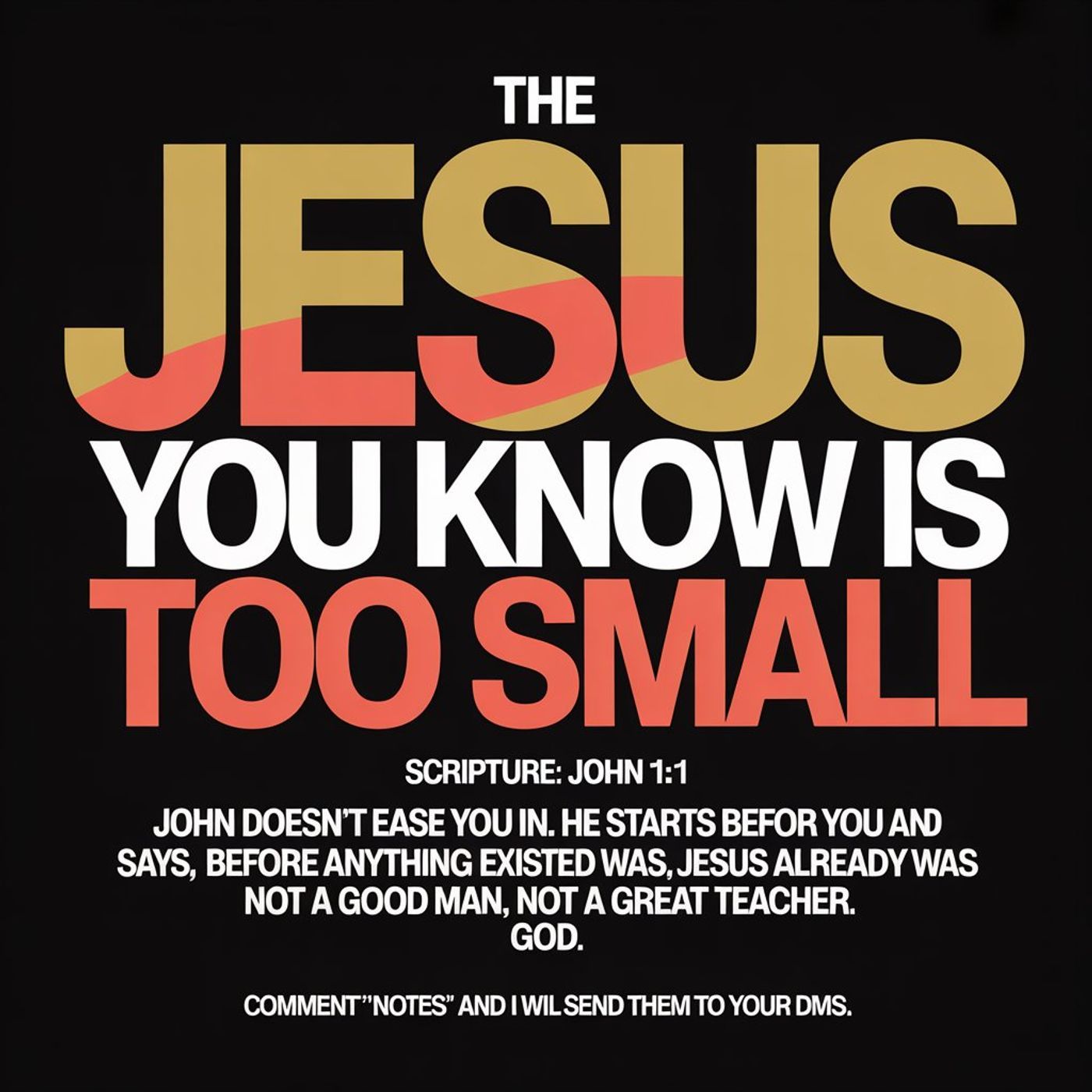 The Jesus You Know Know Is Too Small episode artwork