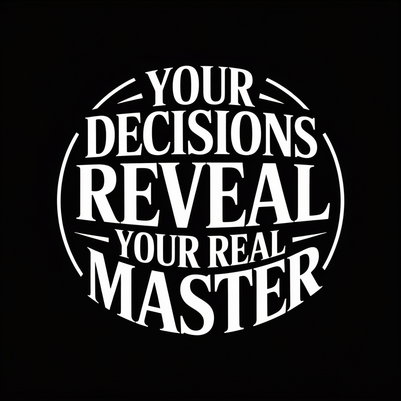 Your Decisions Reveal Your Real Master episode artwork