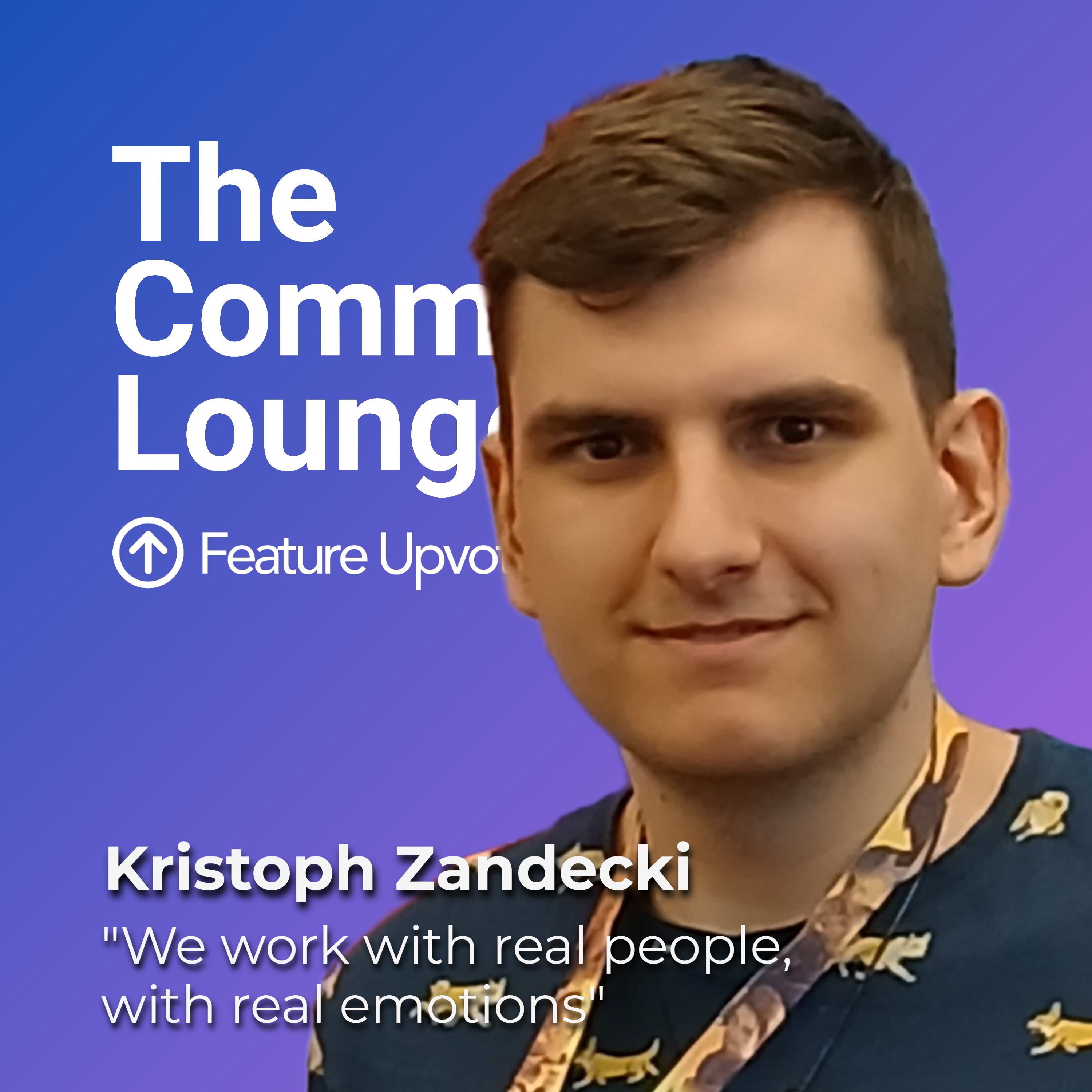 "We work with real people, with real emotions" ft. Community Manager Kristoph Zandecki episode artwork