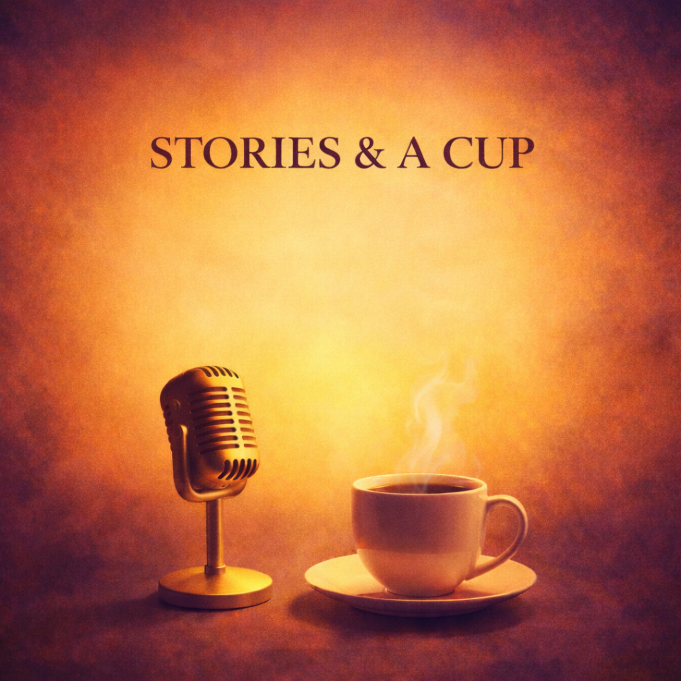 Stories and a Cup podcast artwork