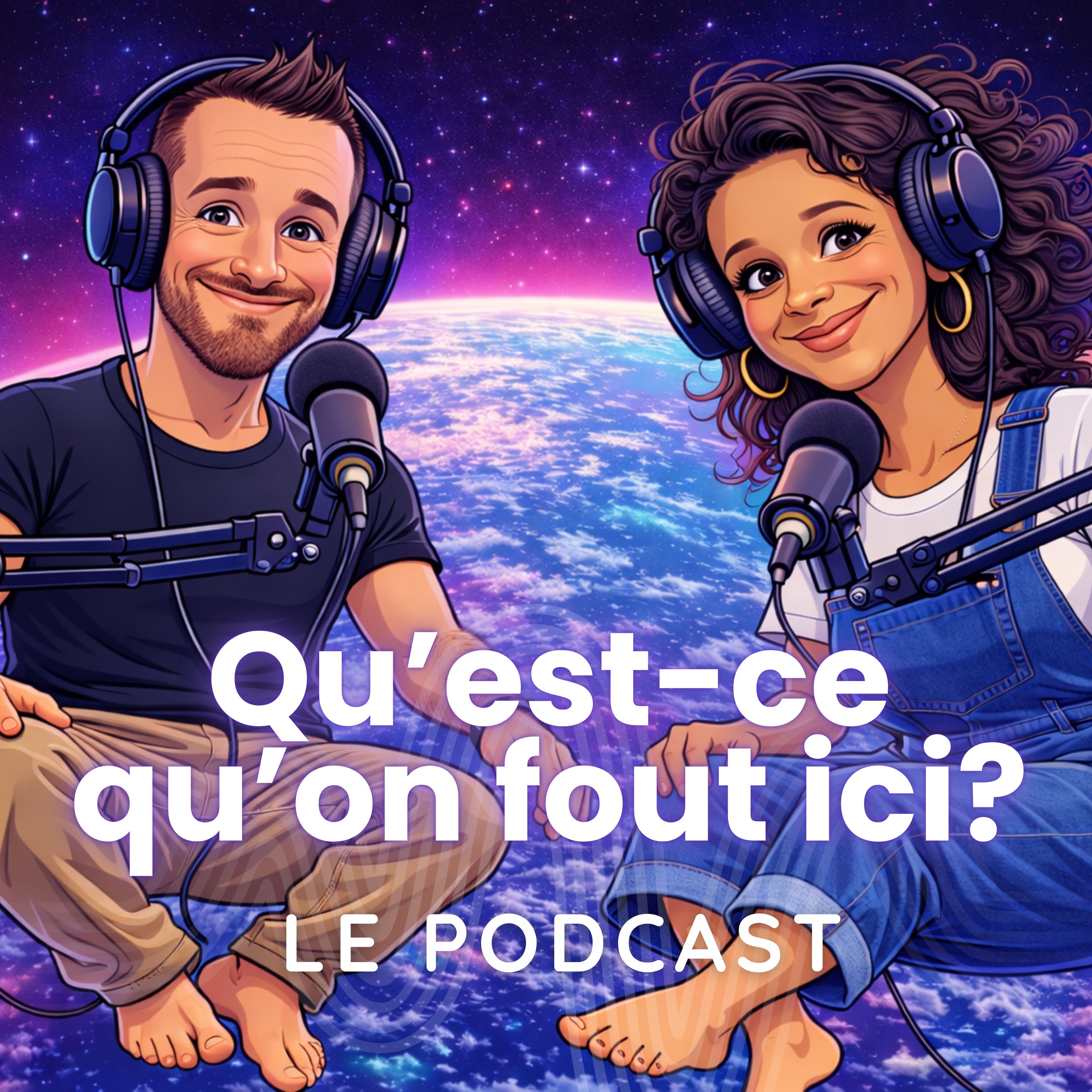 Qu'est-ce qu'on fout ici? Le podcast podcast artwork