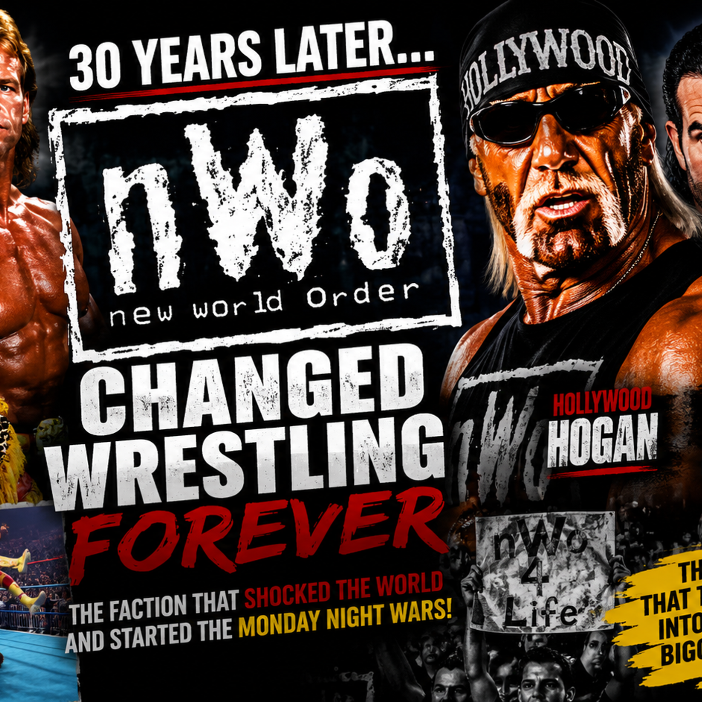 The nWo Turns 30: The Moment Wrestling Changed Forever episode artwork