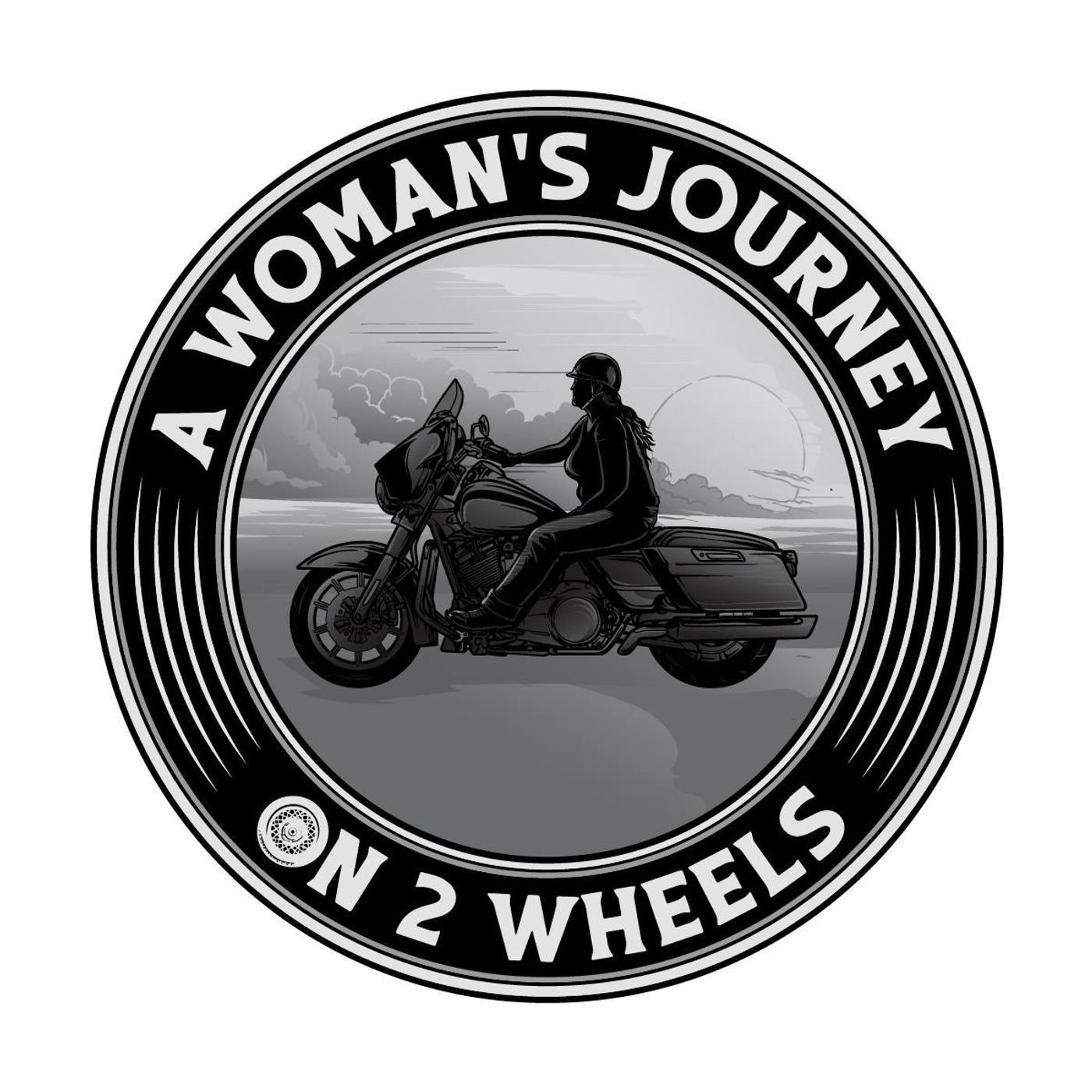 A Woman's Journey On 2 Wheels podcast artwork