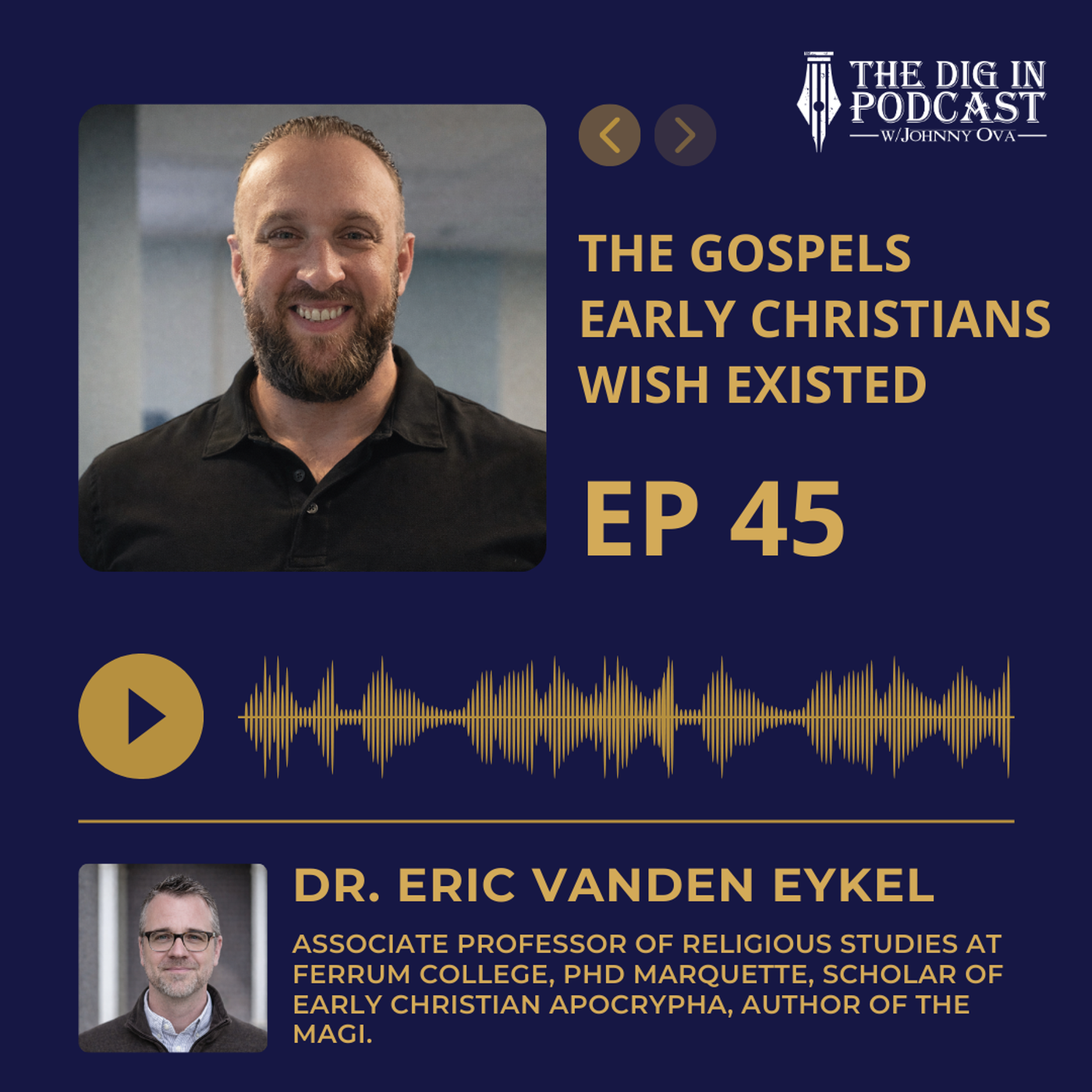The Gospels Early Christians Wish Existed with Dr. Eric Vanden Eykel episode artwork