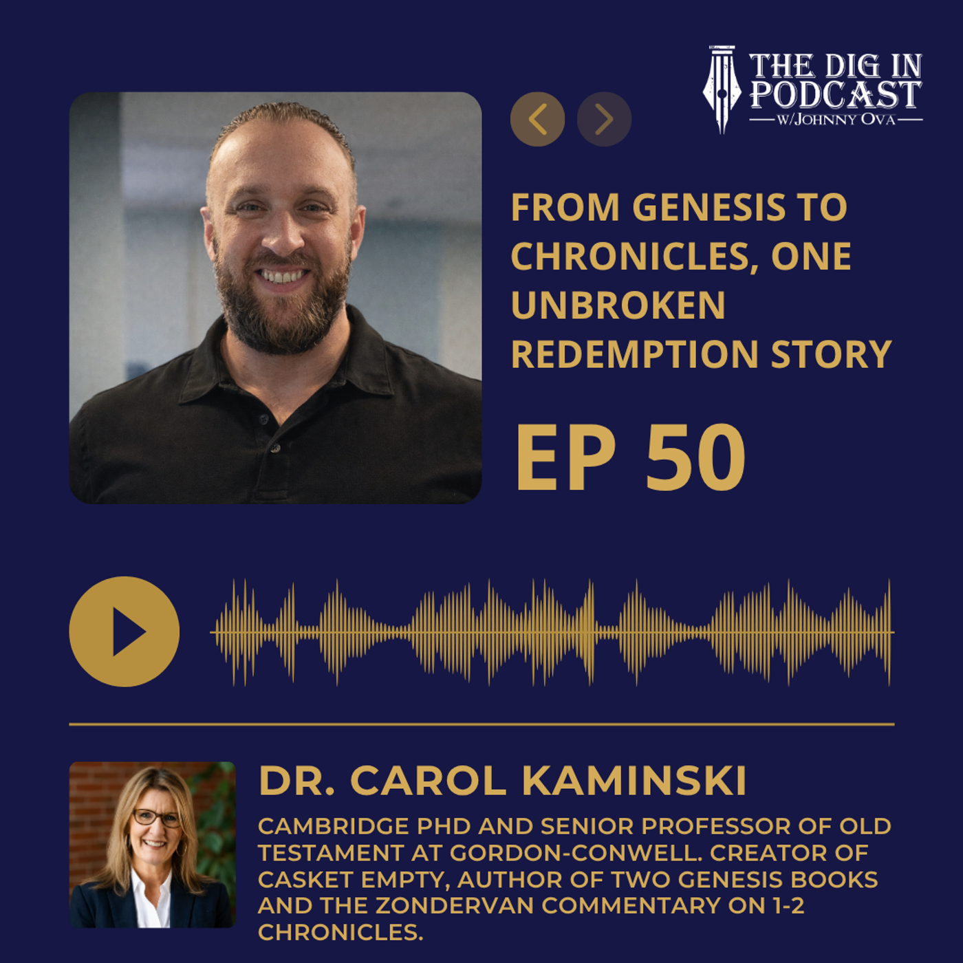 From Genesis to Chronicles, One Unbroken Redemption Story with Dr. Carol Kaminski episode artwork
