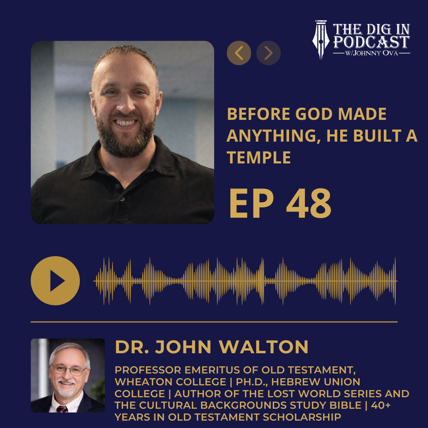 Before God Made Anything, He Built a Temple w/ Dr. John Walton episode artwork