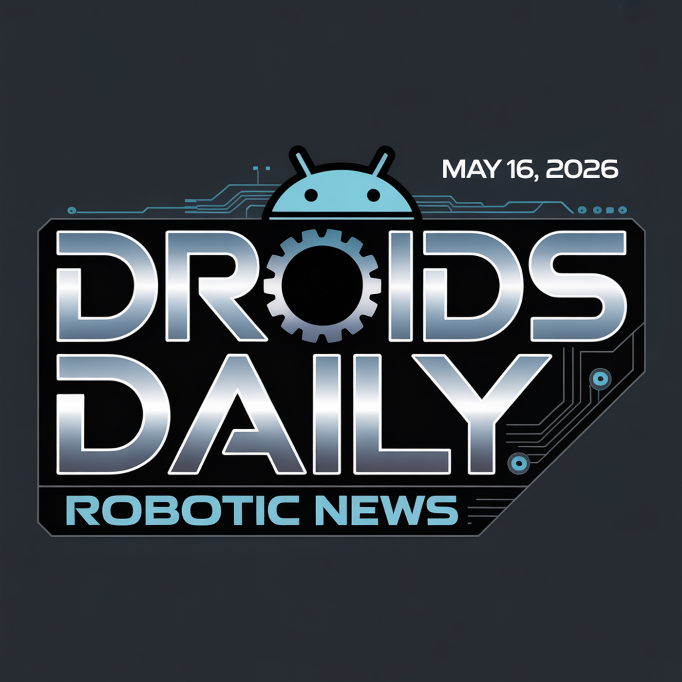 DROIDS Daily. May 16, 2026. Robotic News