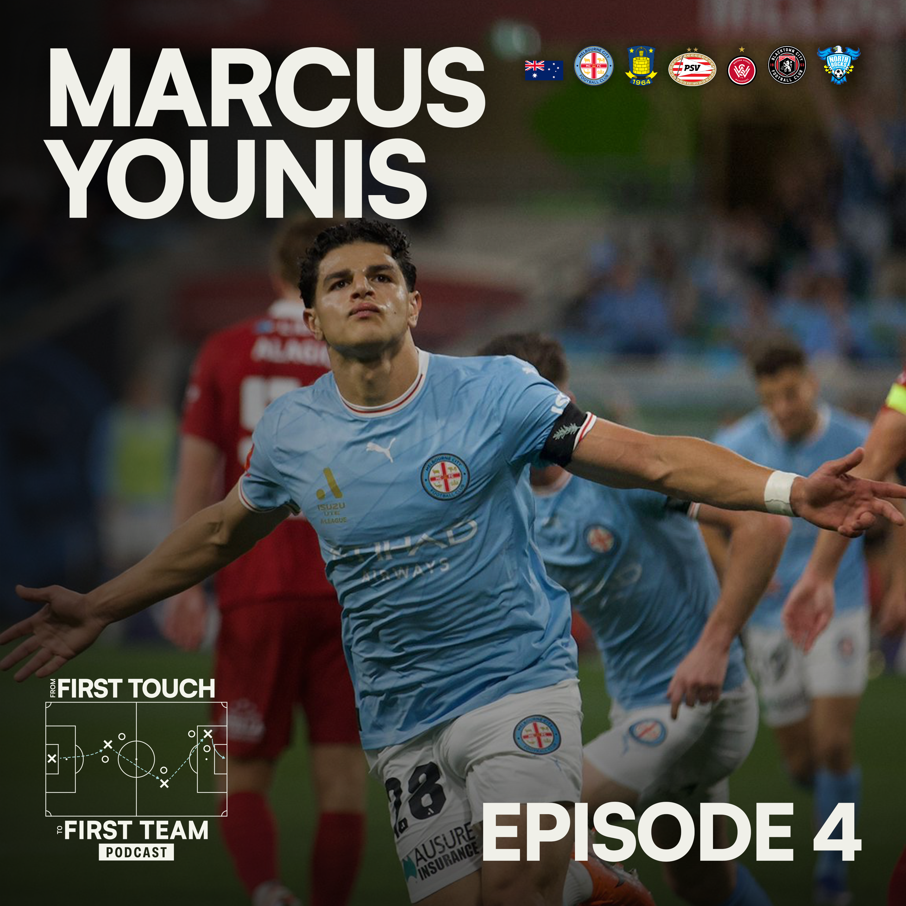 EP 04: Marcus Younis - WSW, PSV Eindhoven, Melbourne City, and chasing a Socceroos call-up episode artwork