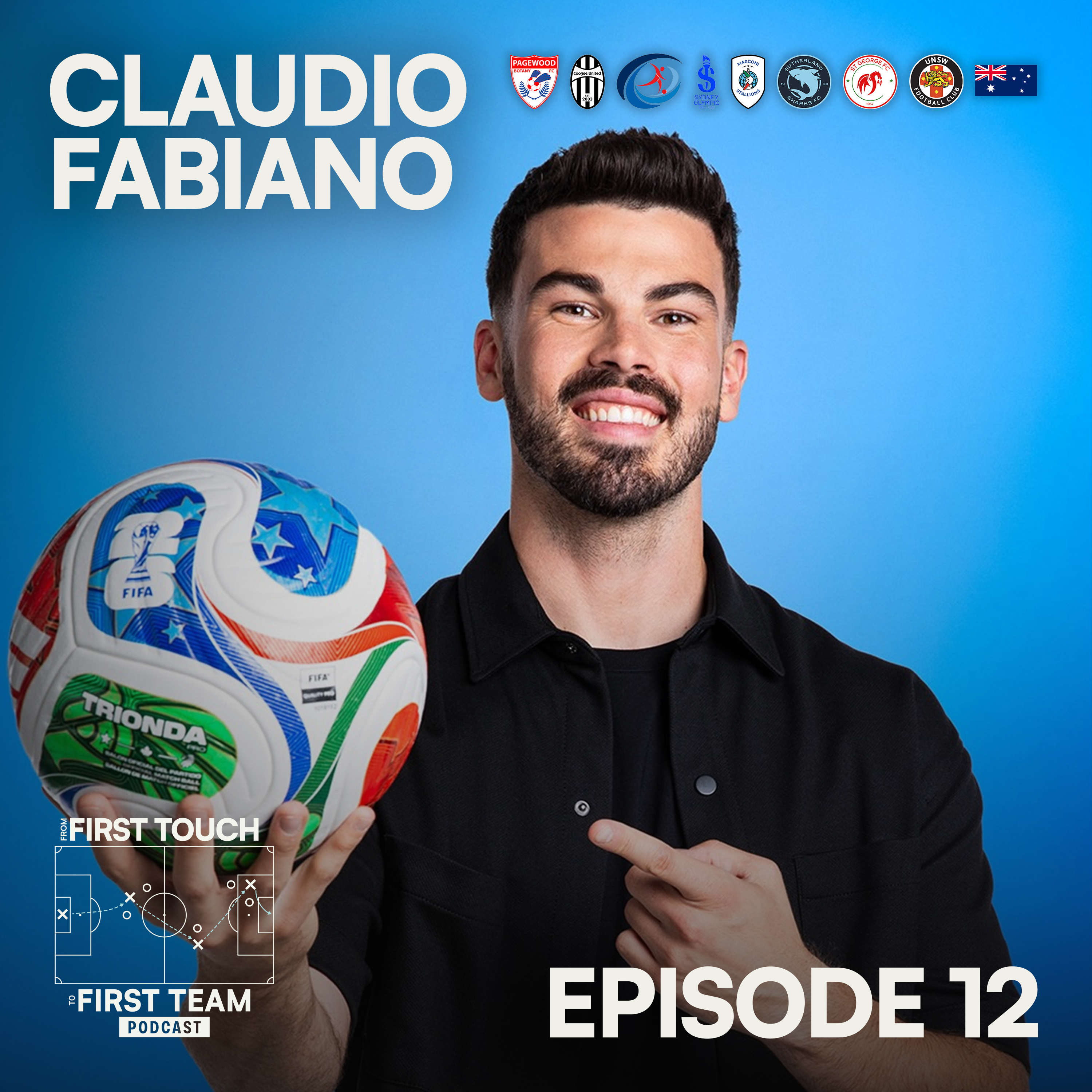 EP 12: Claudio Fabiano - How He built a Full-Time Career in Football without playing Pro episode artwork