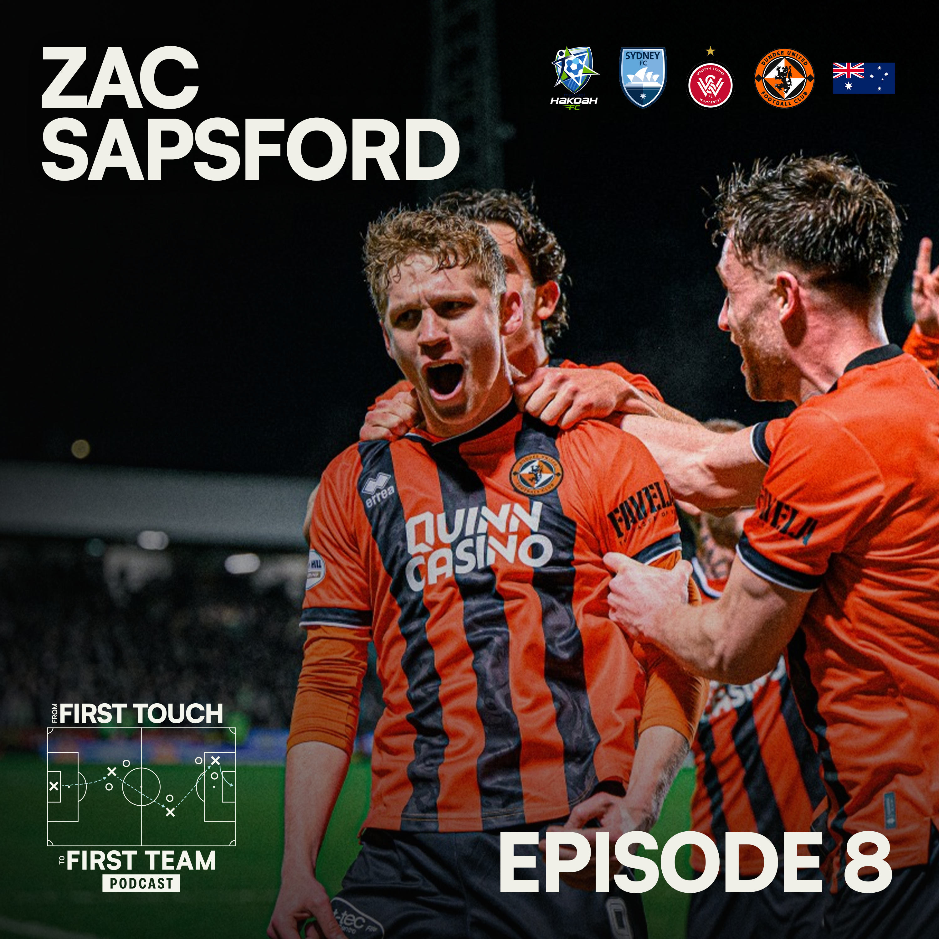 EP 09: Zac Sapsford - From Hakoah to Western Sydney Wanderers and Dundee United episode artwork