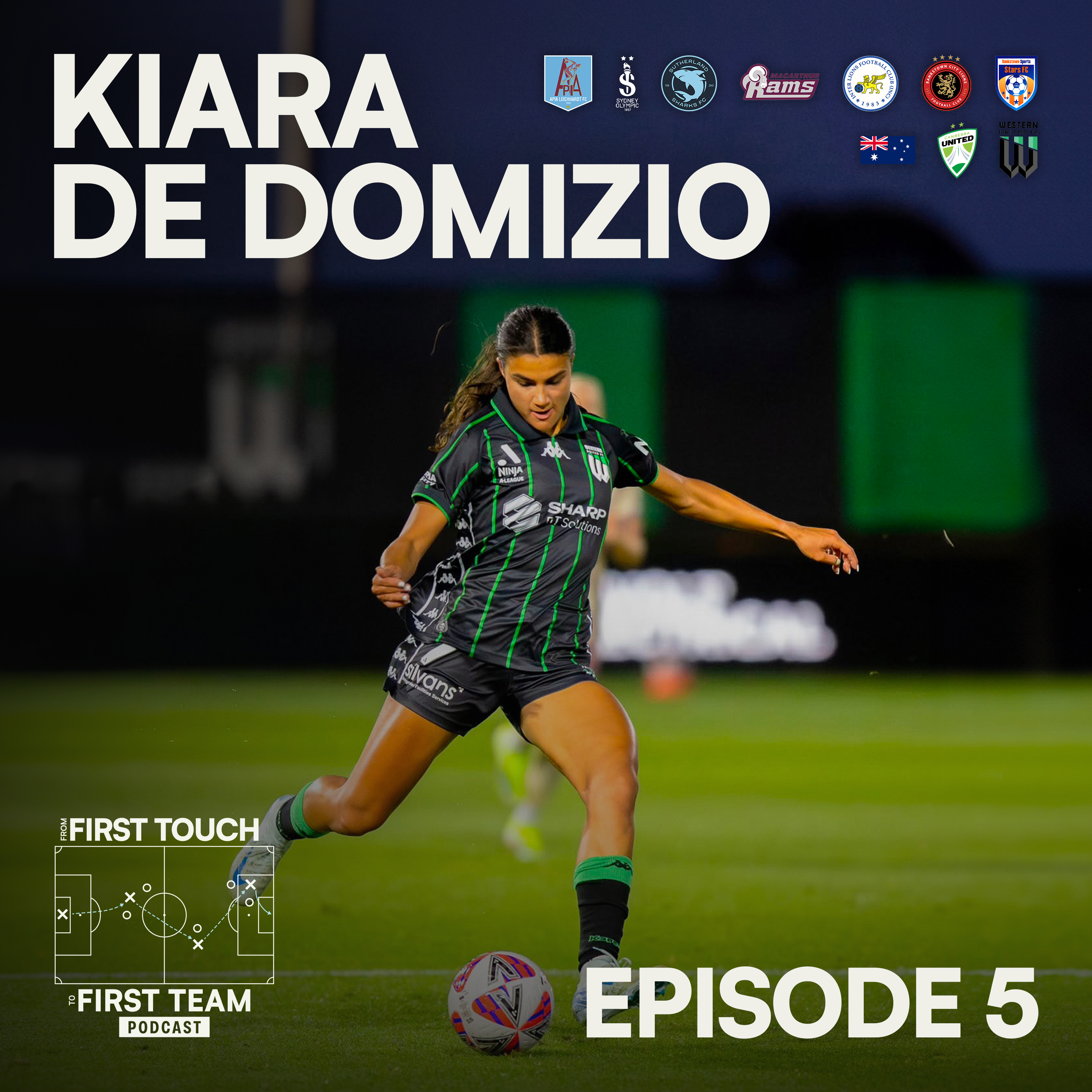 EP 05: Kiara De Domizio - Sydney Olympic, Western United, and her Path to the A-League Women episode artwork