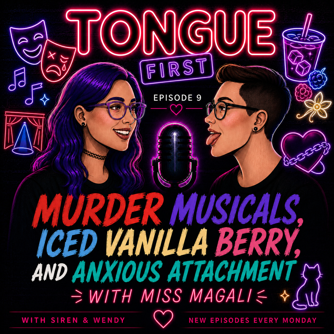 Murder Musicals, Iced Vanilla Berry, and Anxious Attachment with Miss Magali episode artwork