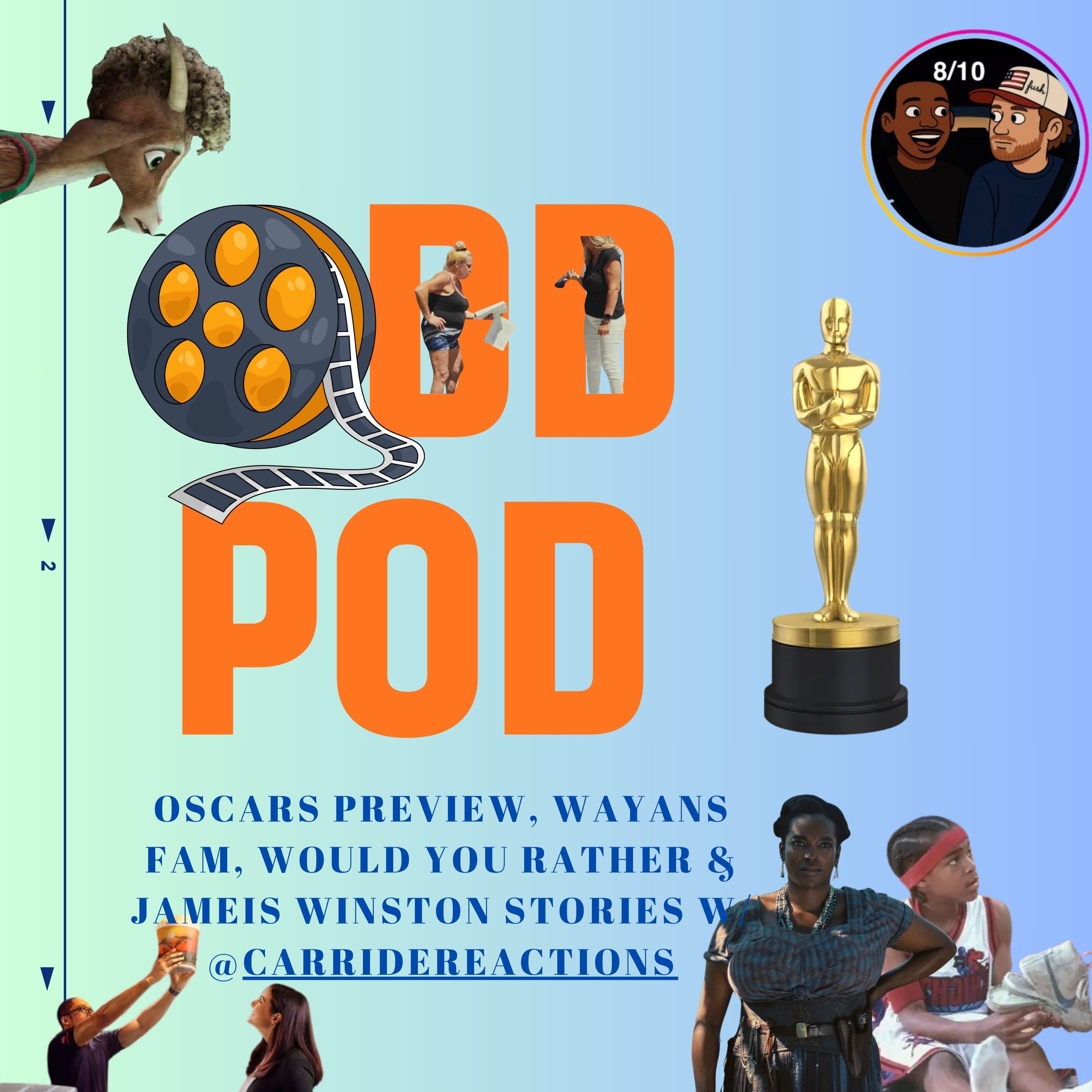 The OddPod: Oscars Preview, Wayans Fam & Jameis Winston Stories w/ Car Ride Reactions episode artwork