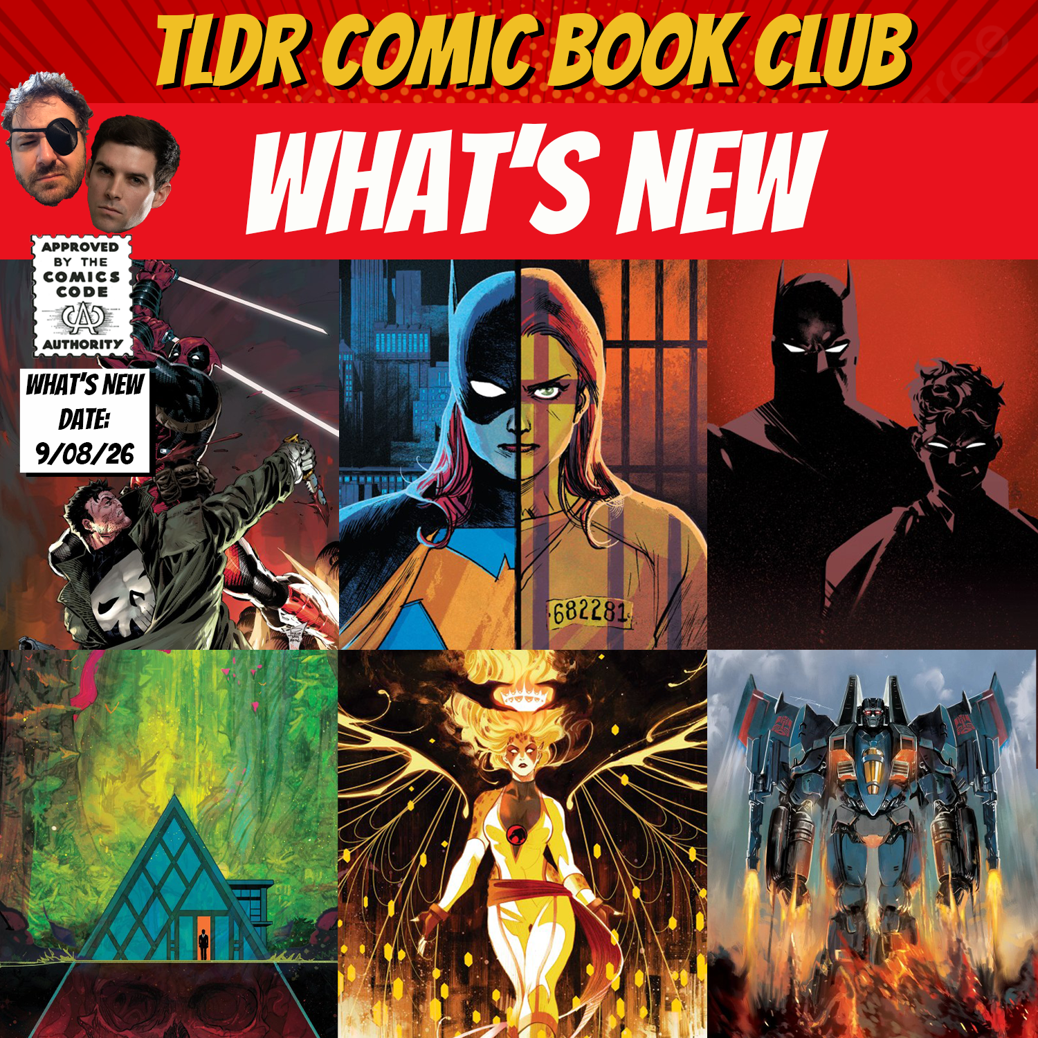 NEW COMICS 9-9-26 episode artwork