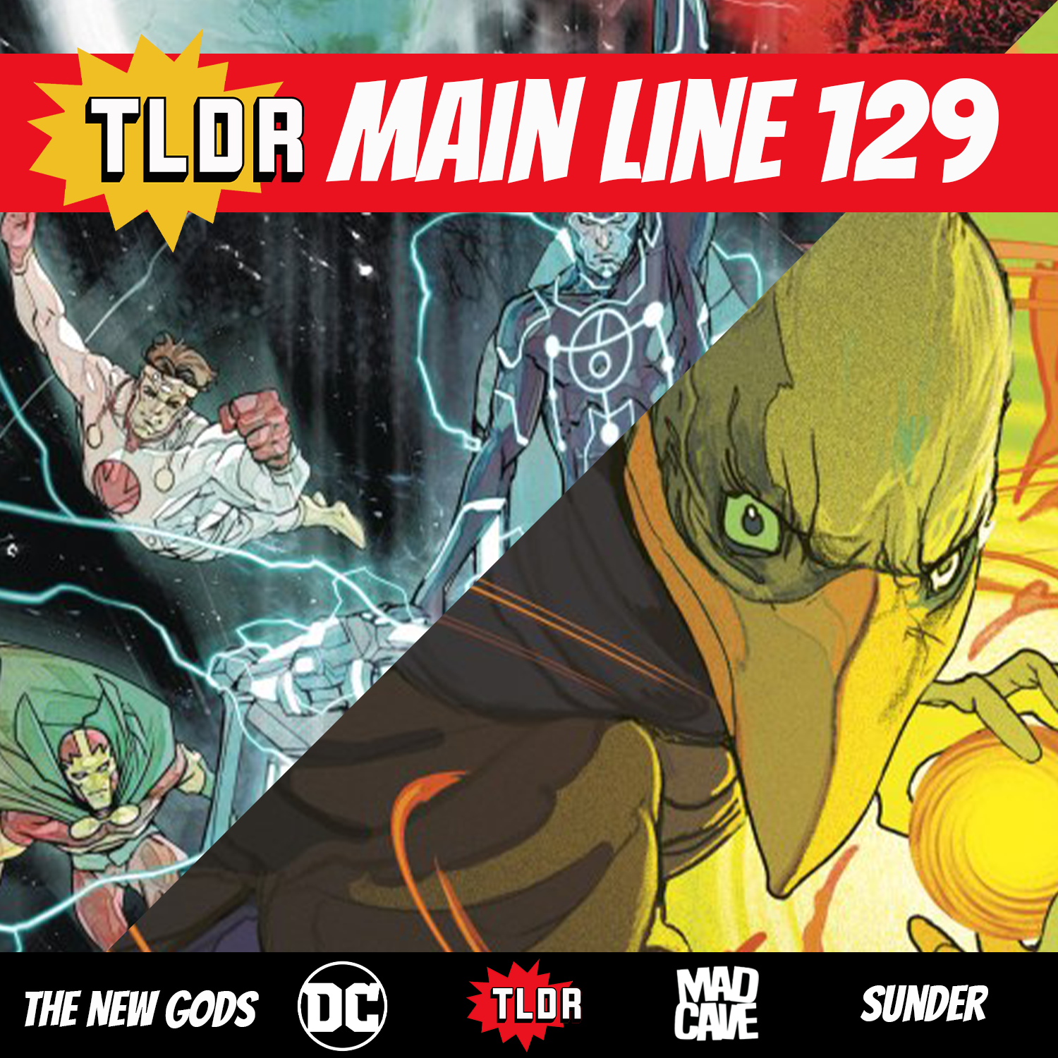 The New Gods and Sunder (129) episode artwork