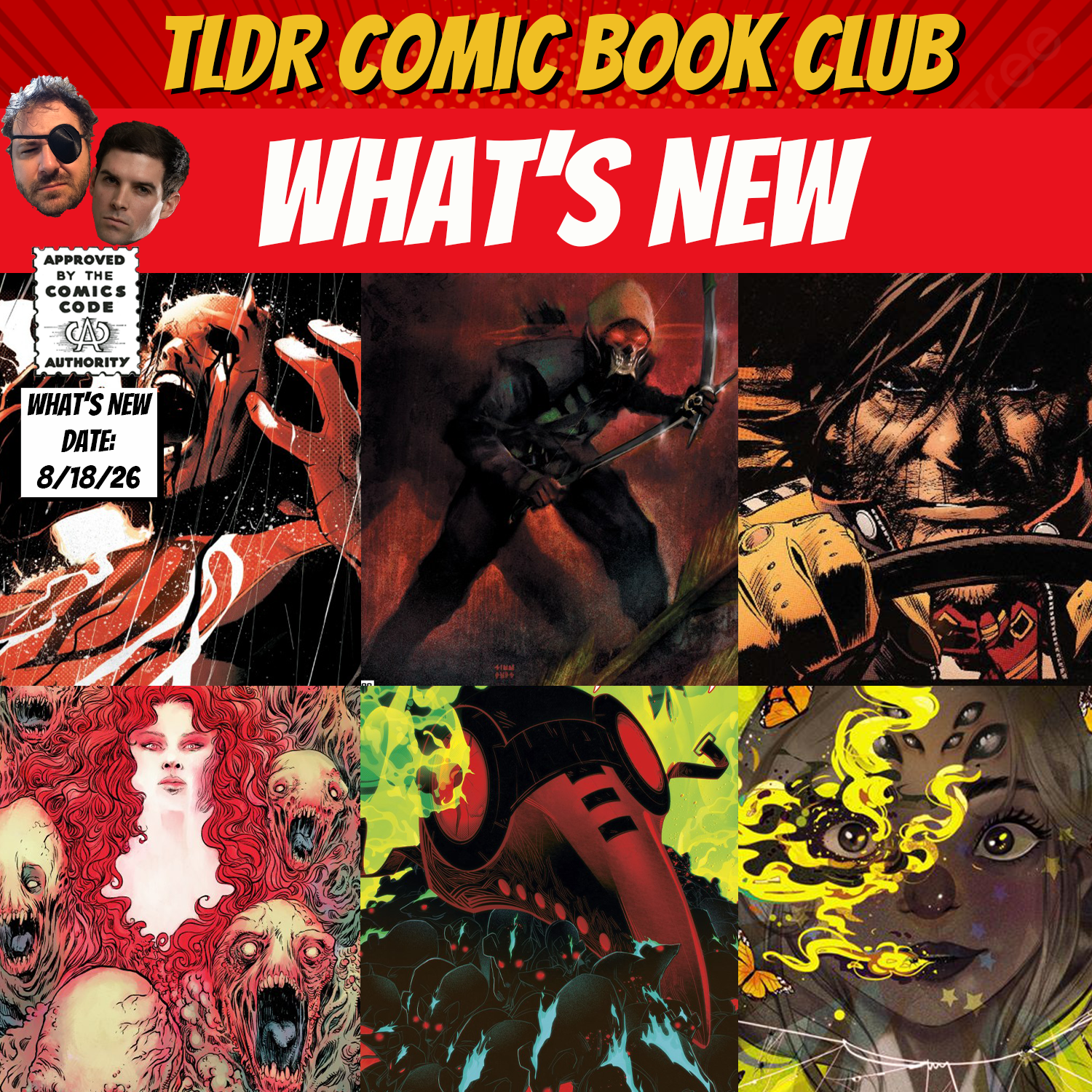 NEW COMICS 8-19-26 episode artwork