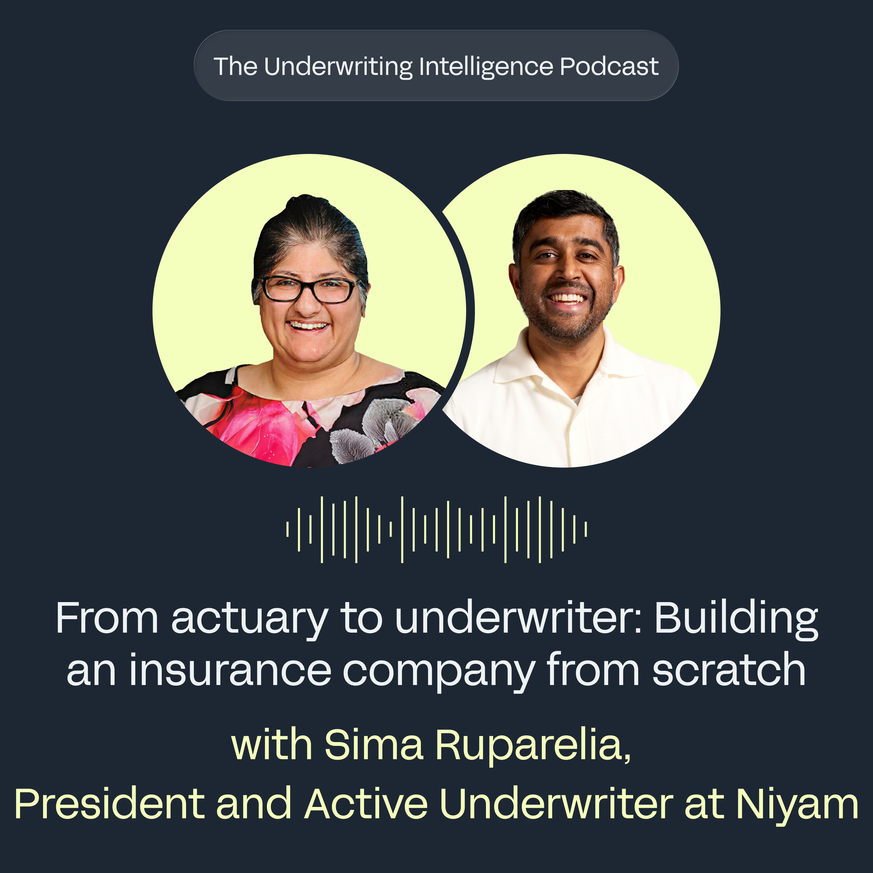 From actuary to underwriter: Building an insurance company from scratch