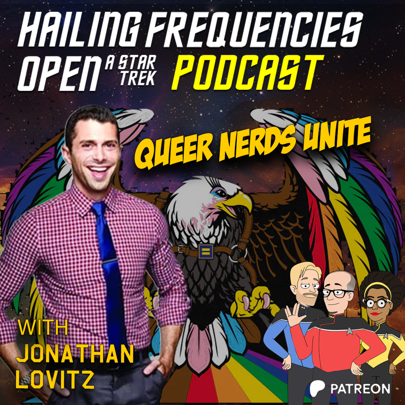 HRC's Jonathan Lovitz Talk Queer Nerd Community episode artwork