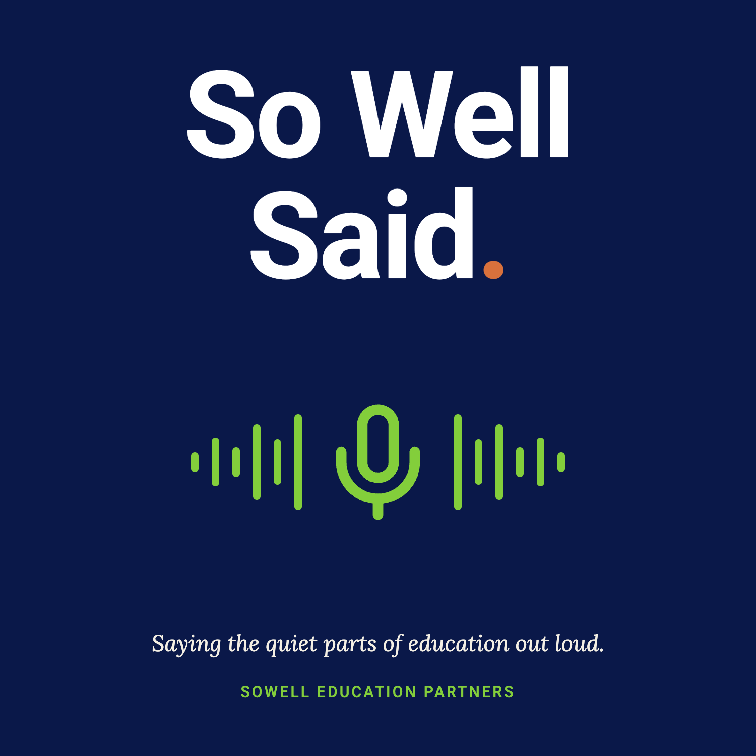So Well Said podcast artwork