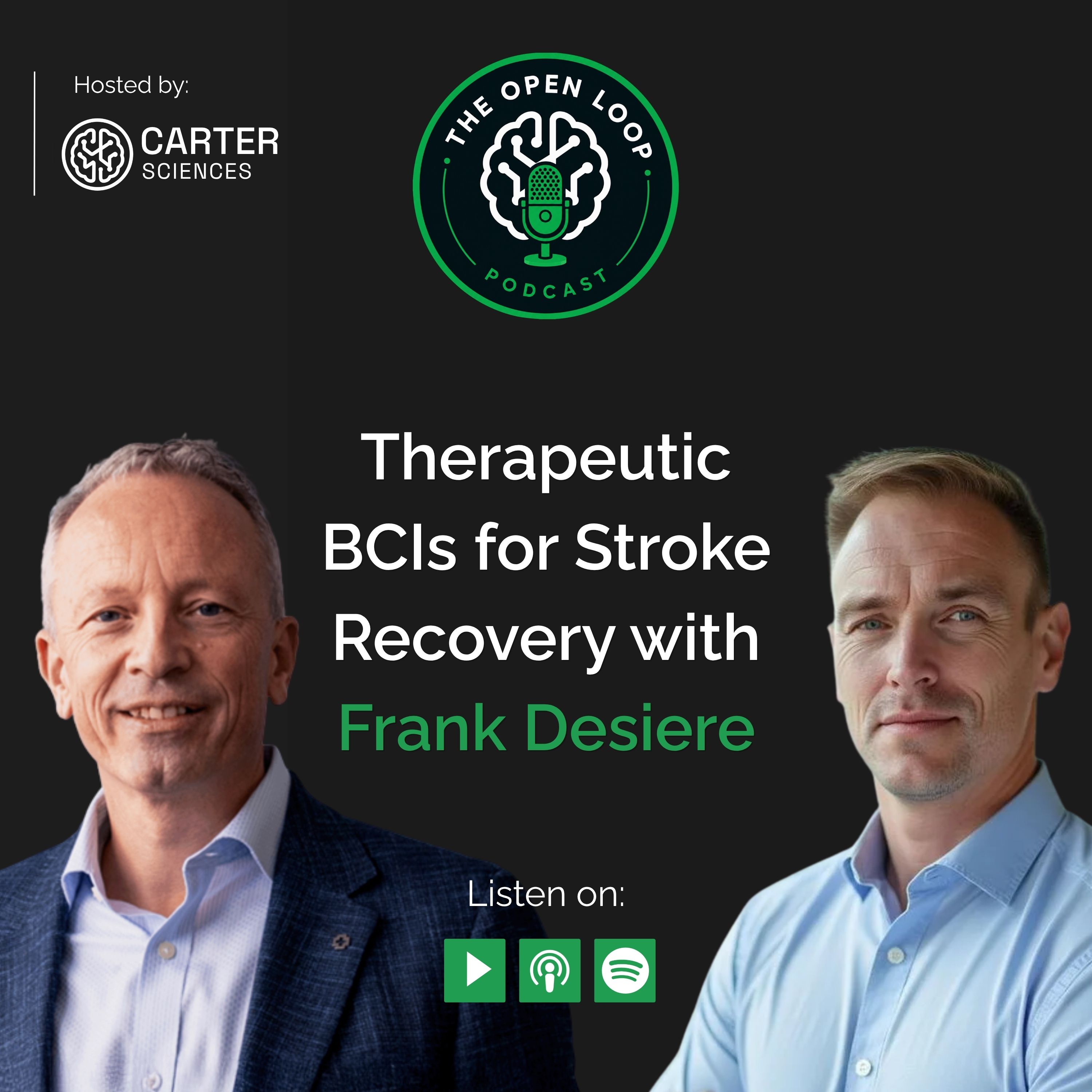 Therapeutic BCIs for Stroke Recovery with Frank Desiere