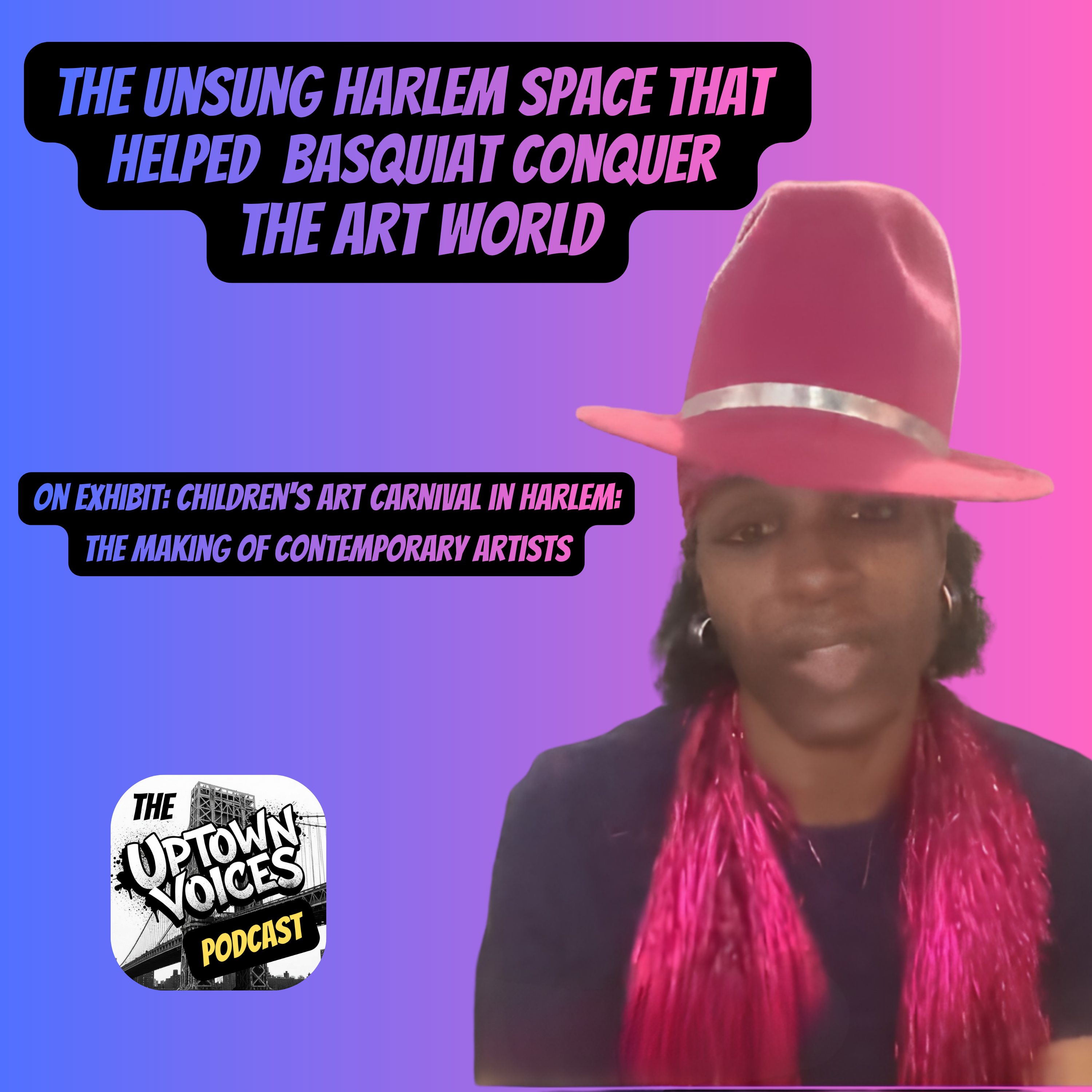 Souleo and Dionis Ortiz on Harlem's Children's Art Carnival and Jean Michel Basquiat episode artwork