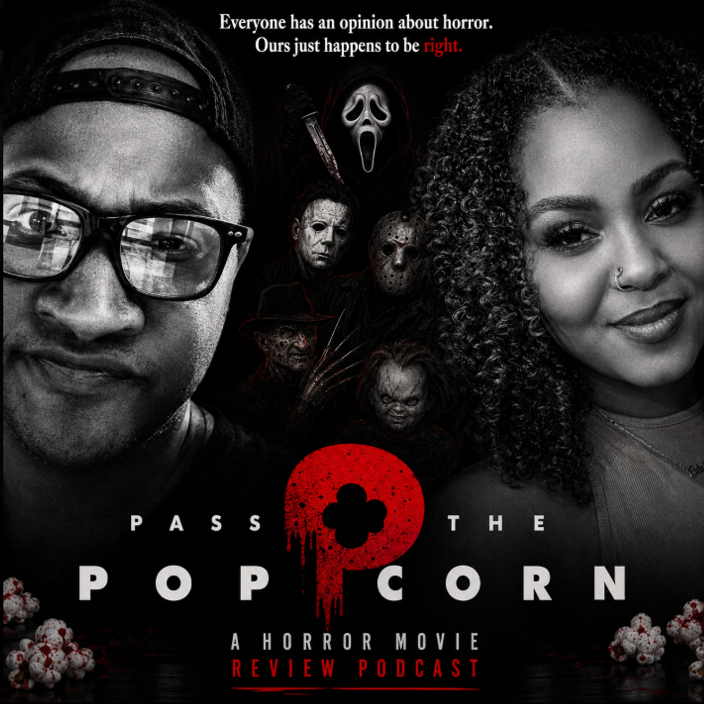 Pass The Popcorn podcast artwork