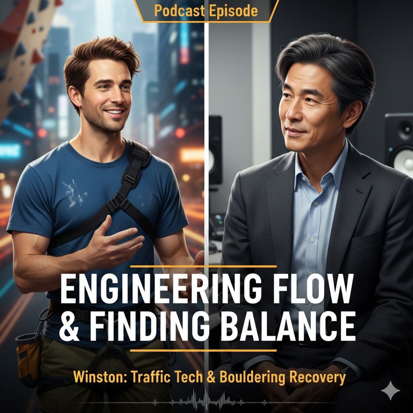 Engineer Behind Urban Flow & His Bouldering Journey talking with Japanese teacher episode artwork