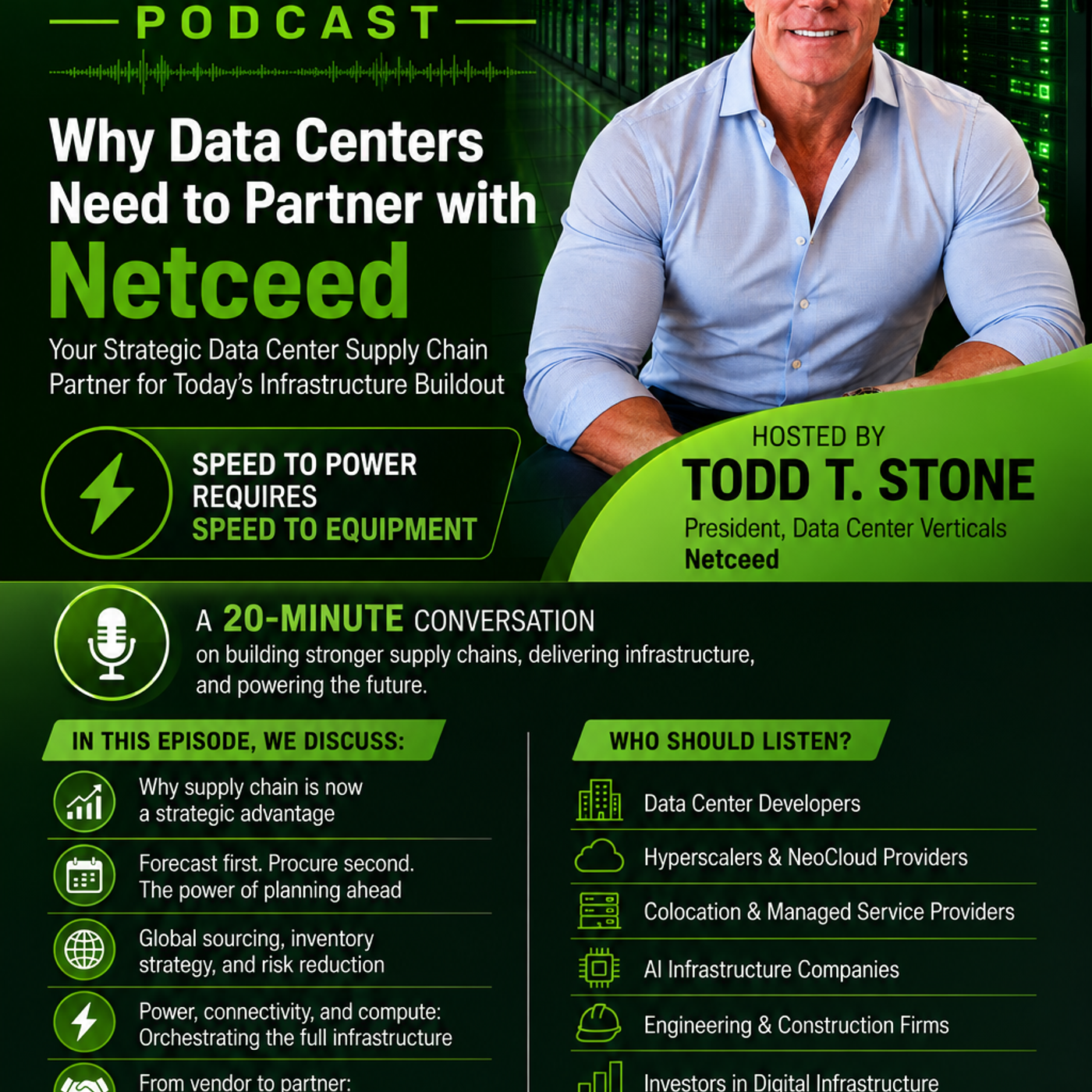 Data Center Supply Chain - Netceed episode artwork