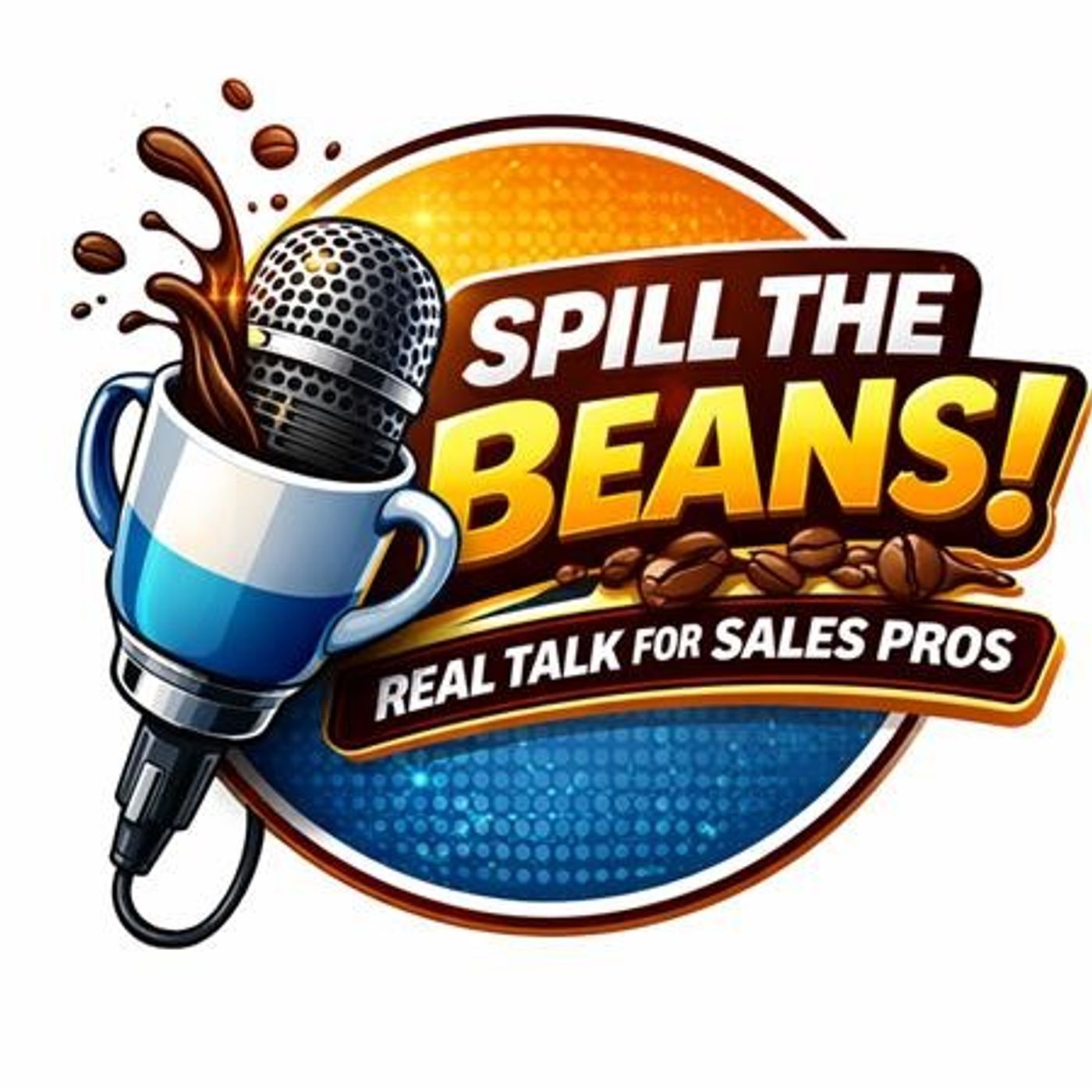 "Spill the Beans!" podcast artwork