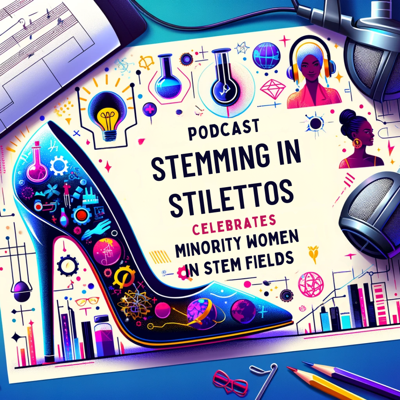 STEMming in Stilettos w/Dr. Toshia podcast artwork