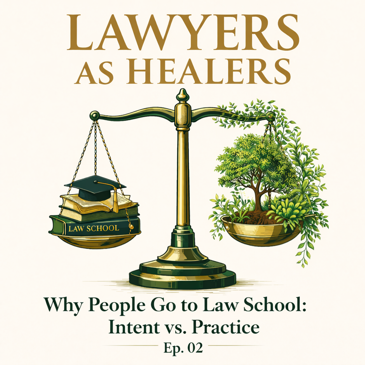 Ep. 02 -  Why Do We Go To Law School: Intention vs. Practice. episode artwork