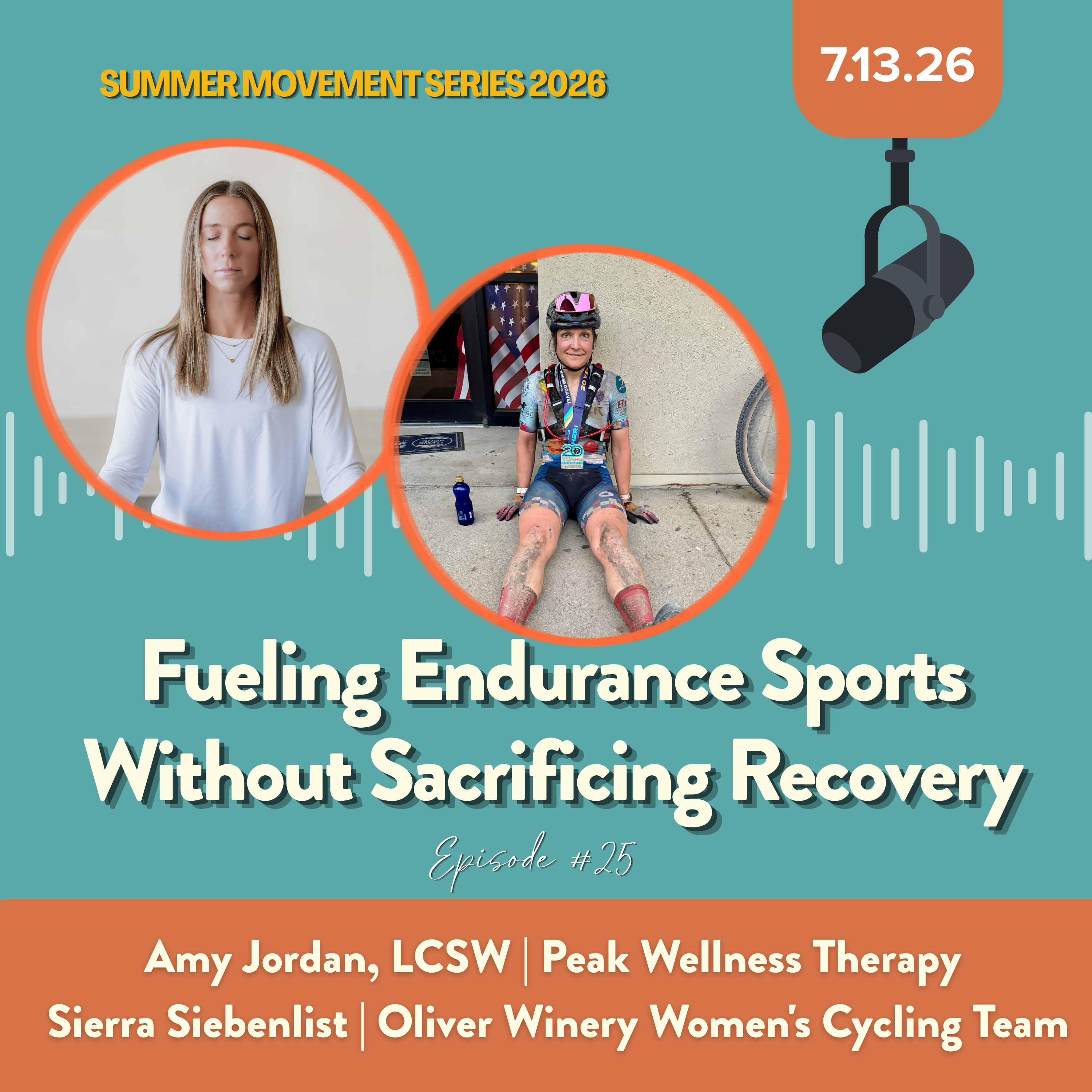 Fueling Endurance Sports Without Sacrificing Recovery w/Amy Jordan, LCSW and Sierra Siebenlist episode artwork