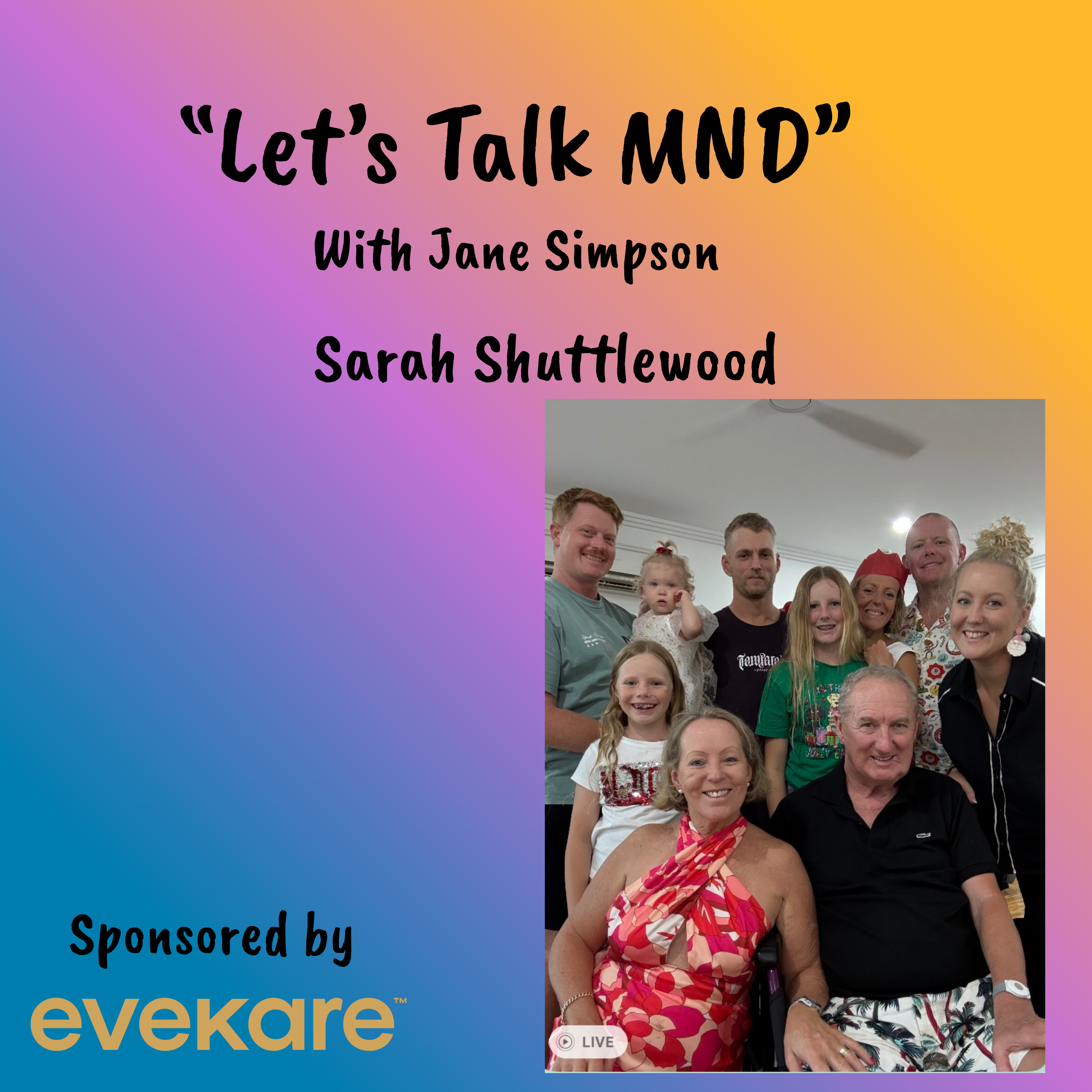 Let's Talk MND - Sarah Shuttlewood episode artwork