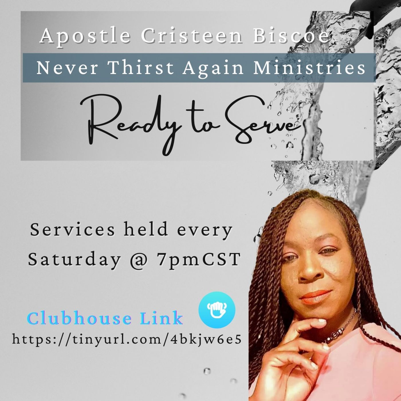 Never Thirst Again Ministries podcast artwork