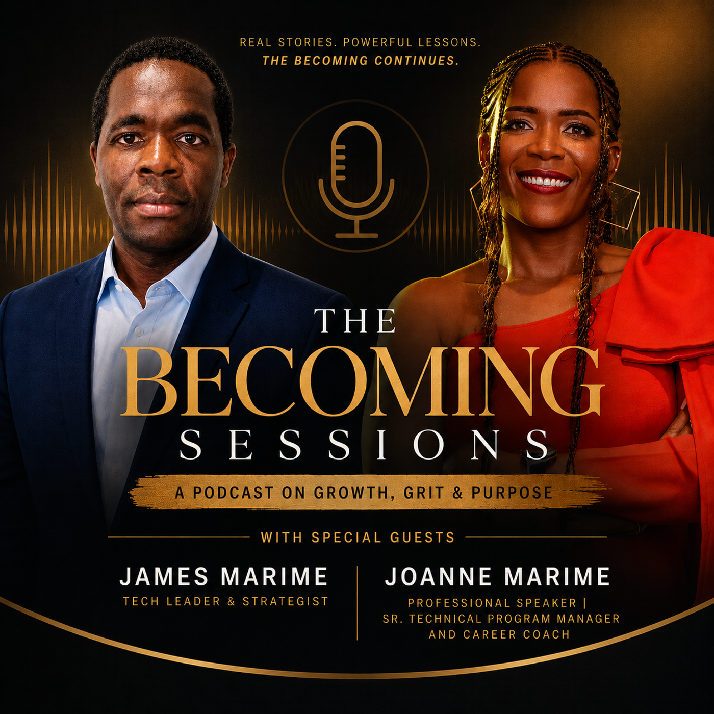 Logo of the podcast Becoming Sessions Podcast Becoming Sessions