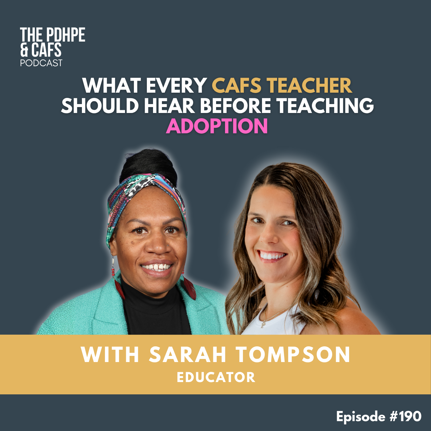 The PDHPE & CAFS Podcast with Kelly Bell