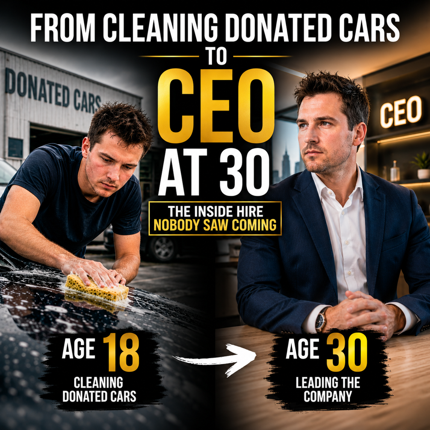 Ep 14: From Cleaning Donated Cars to CEO at 30 The Inside Hire Nobody Saw Coming episode artwork