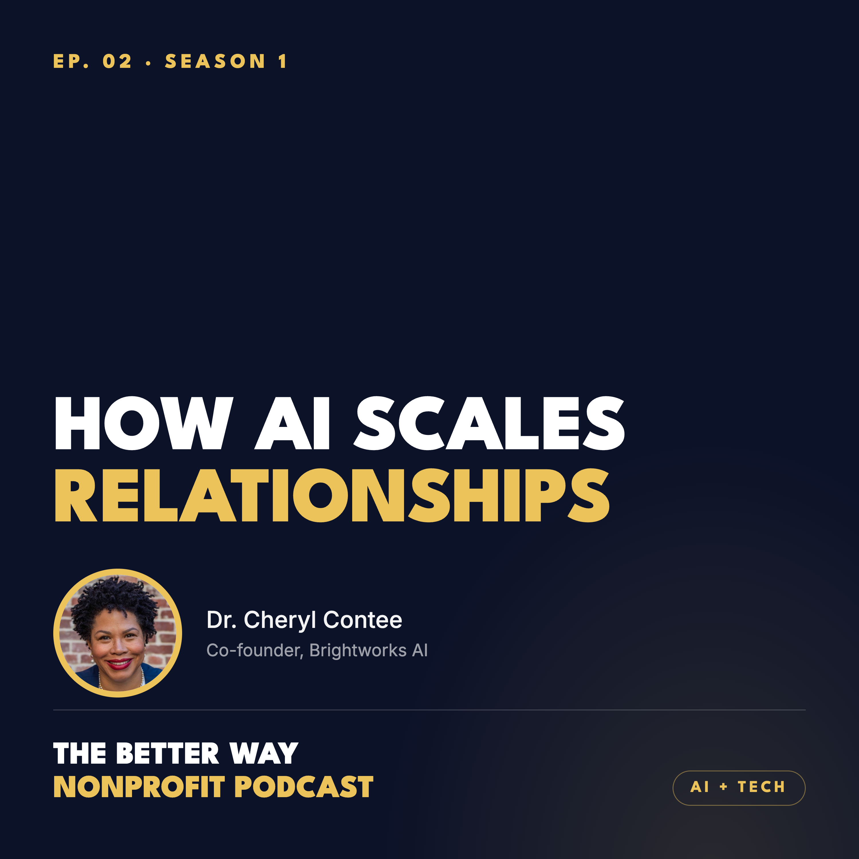 Episode 2 | How AI Scales Relationship-Based Fundraising | Dr. Cheryl Contee