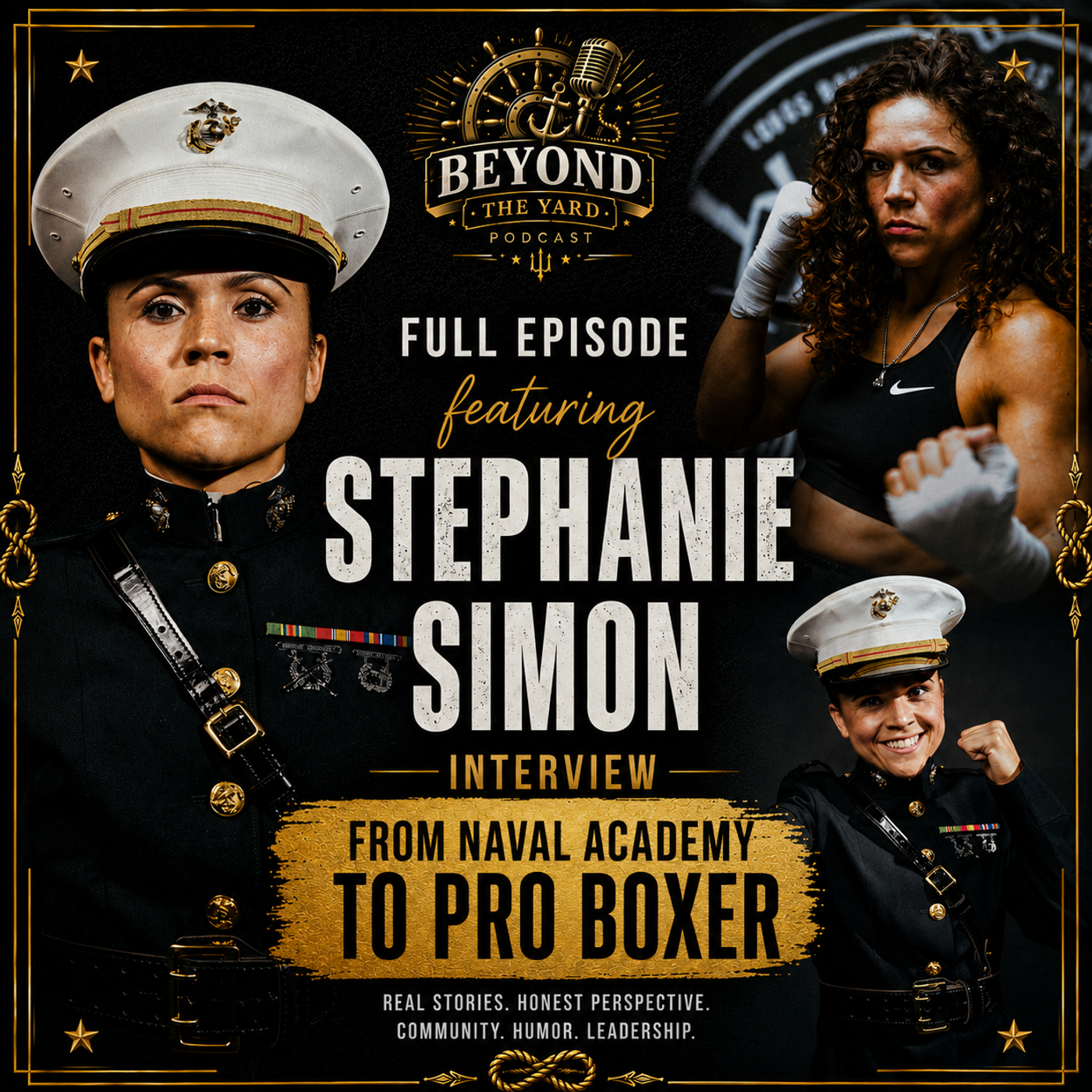 Beyond the Yard Ep.  3: From Naval Academy to Pro Boxer: Stephanie Simon's Fight for Reinvention episode artwork