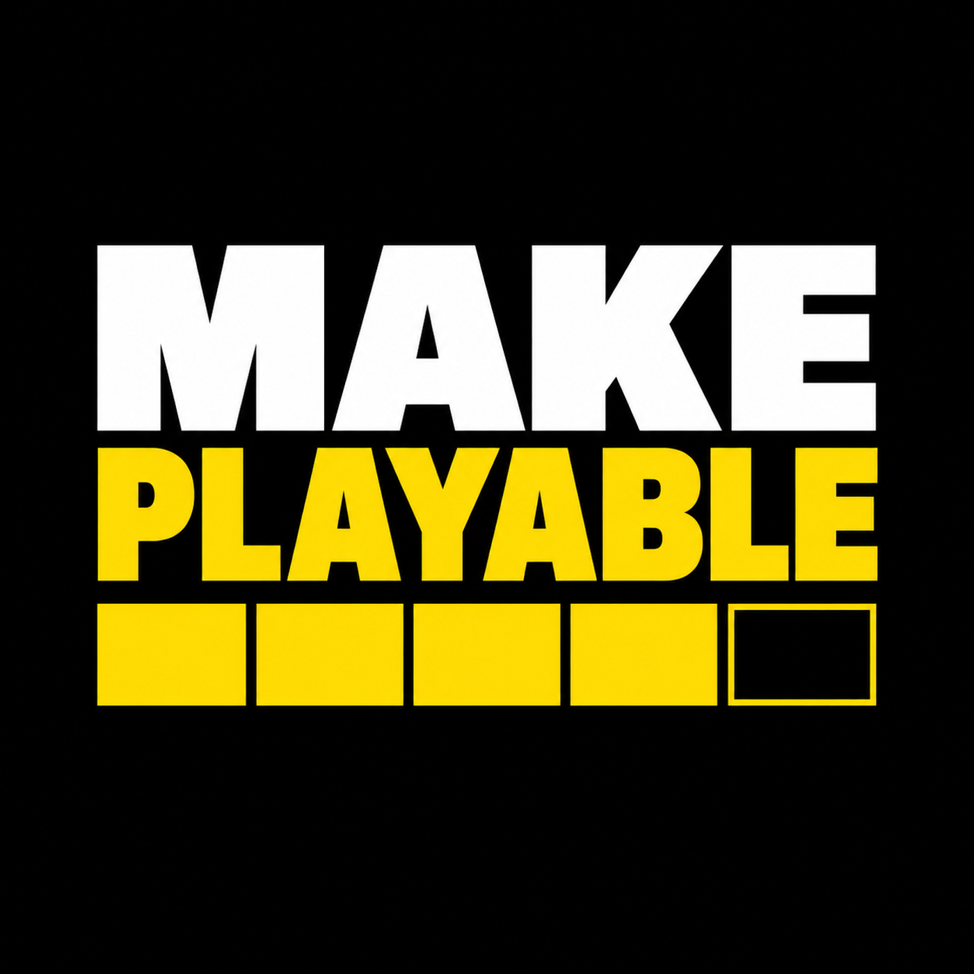 Make Playable podcast artwork