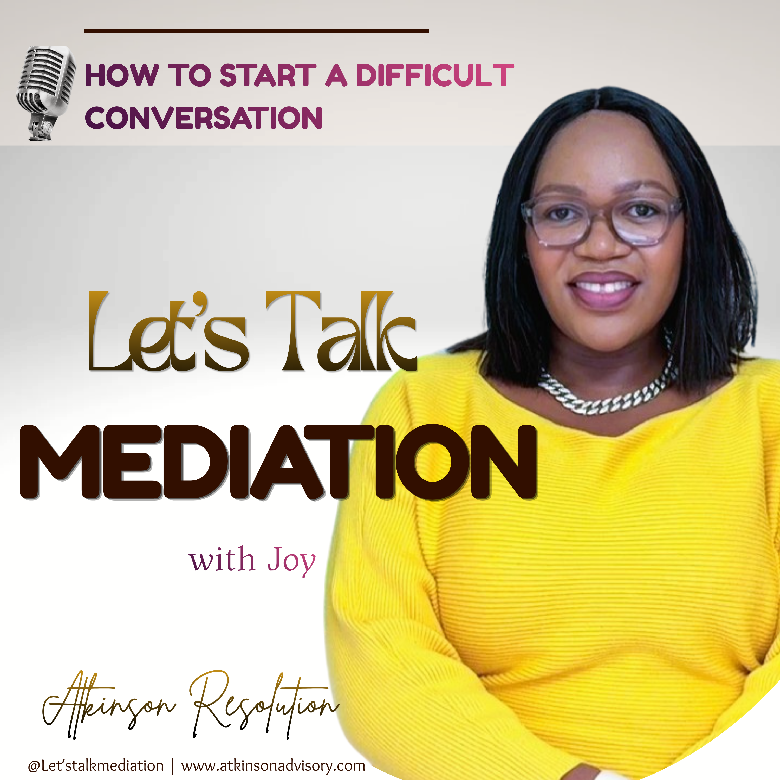 Let's Talk Mediation with Joy podcast artwork