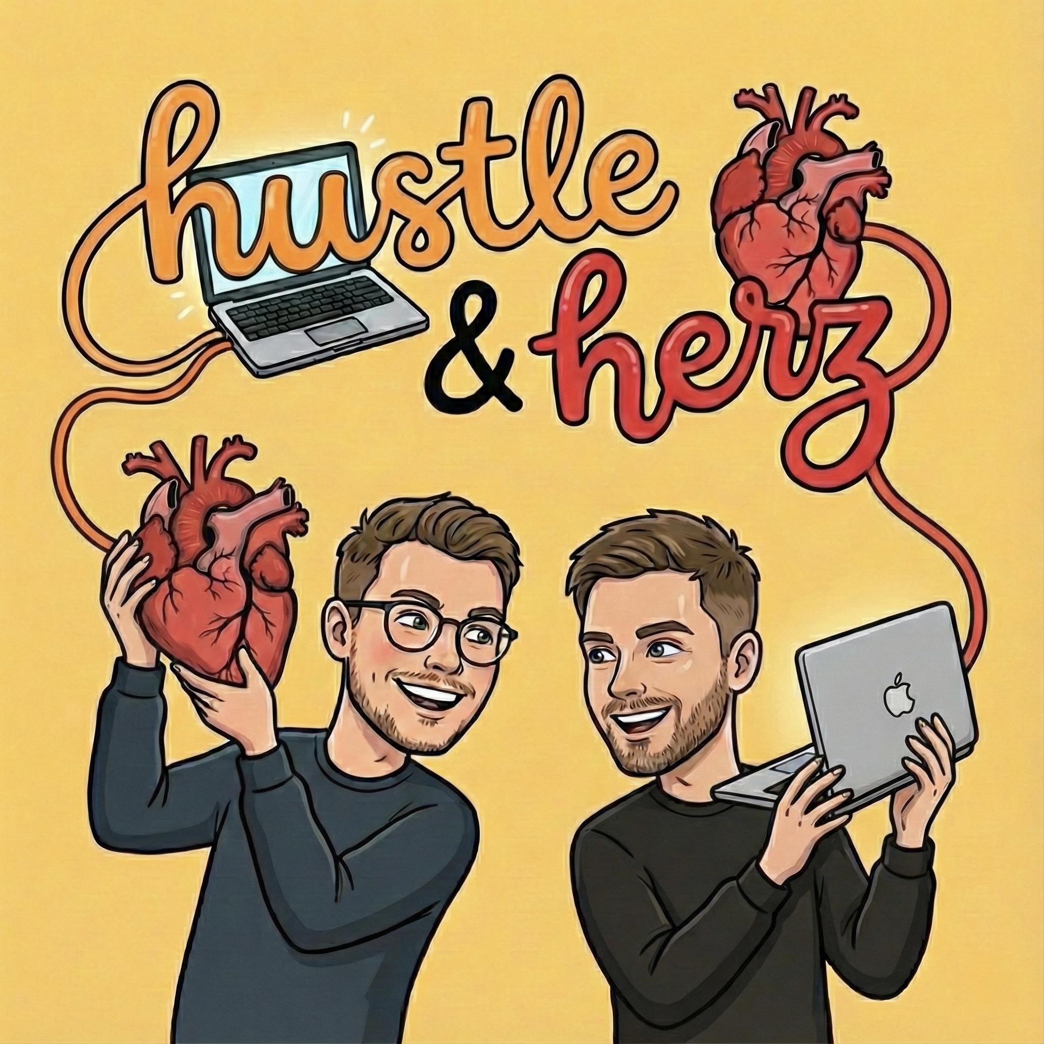 Hustle & Herz podcast artwork