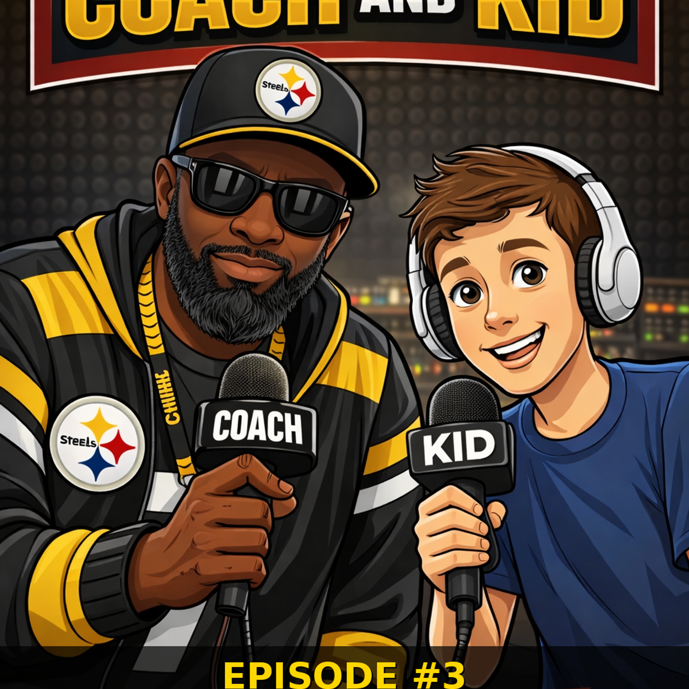 The Coach and Kid sports show podcast artwork
